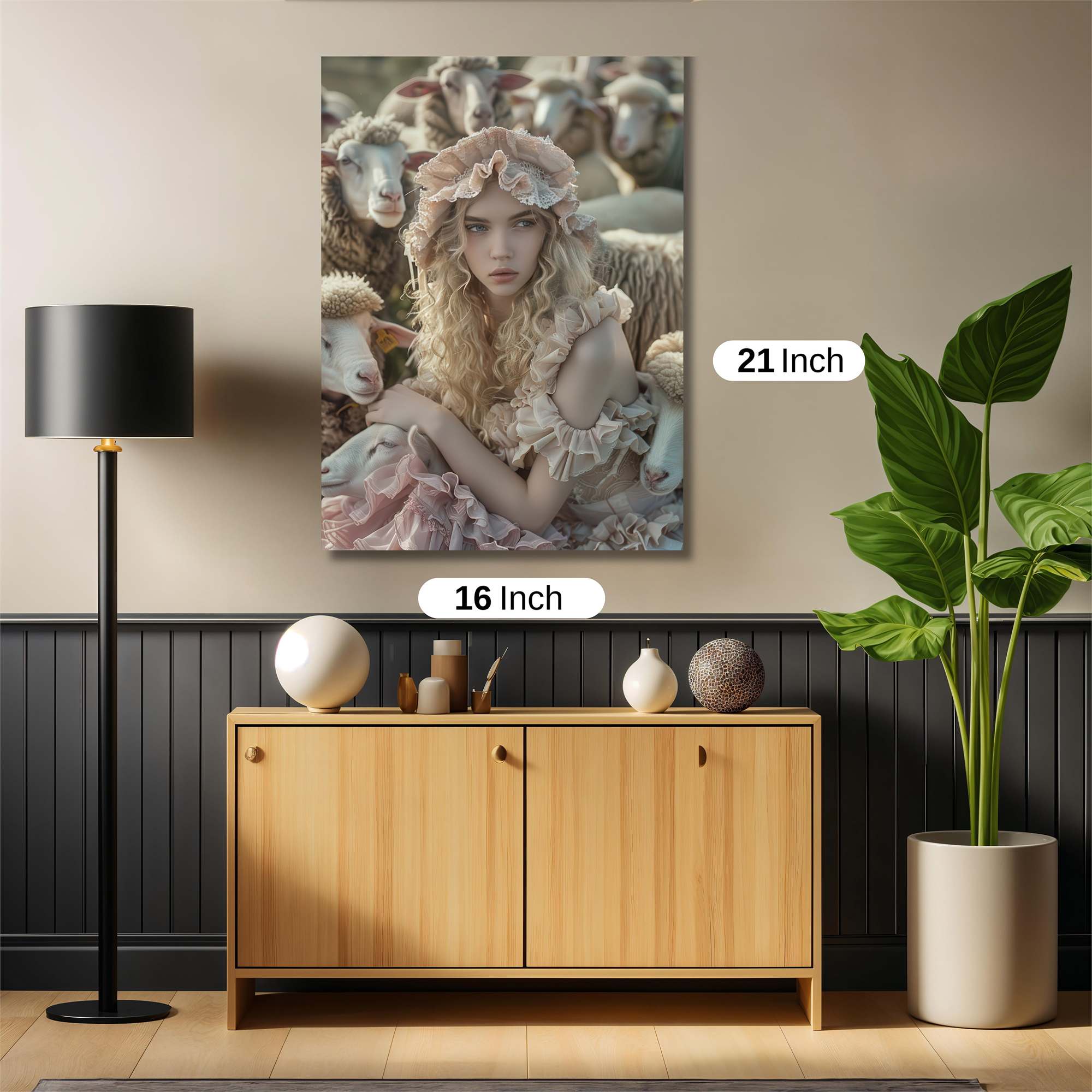 Shepherdess Dream Safe Wall Magnetic / M