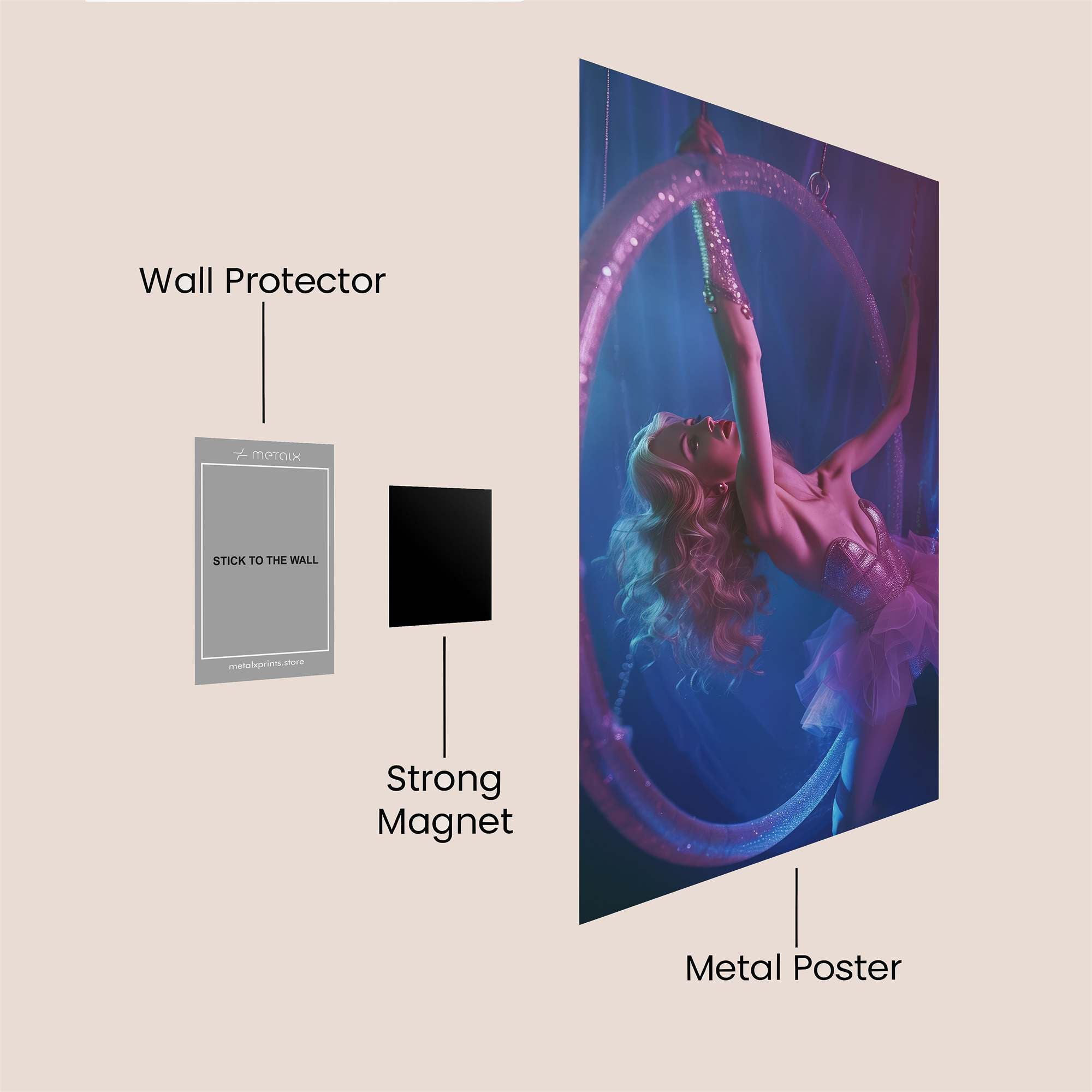 Aerial Enchantment Safe Wall Magnetic / M