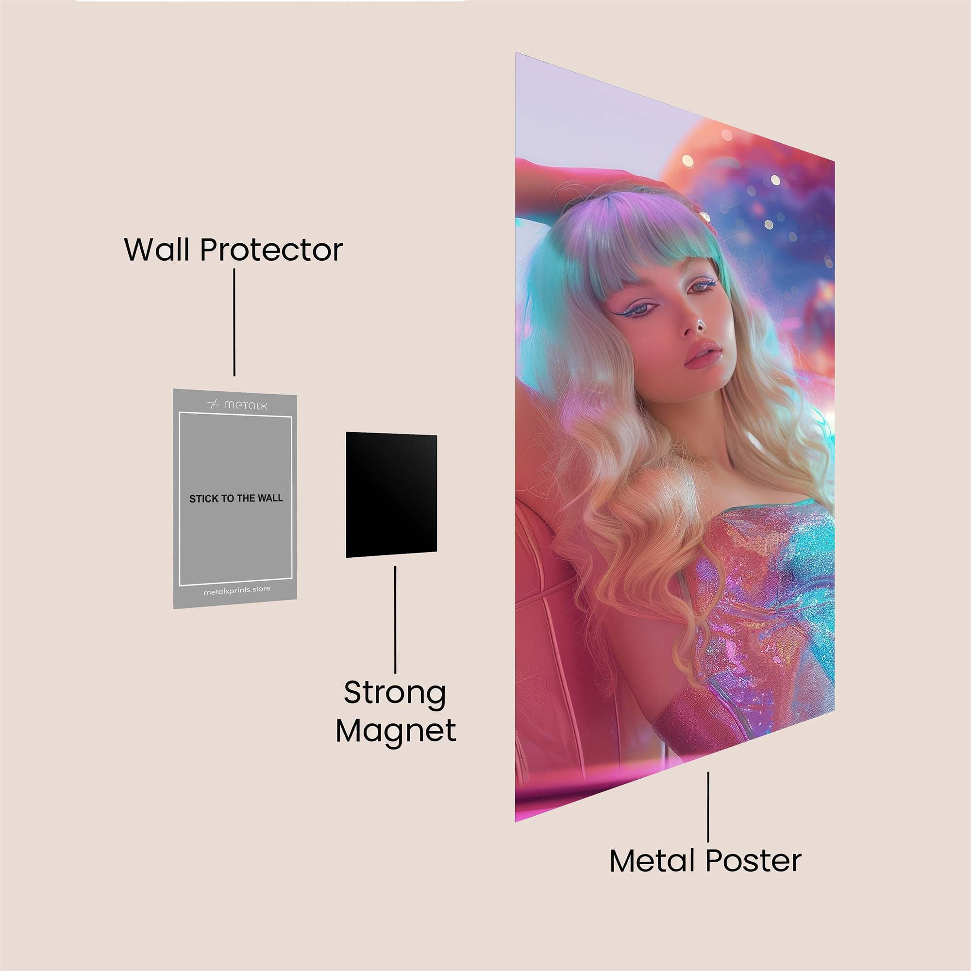 Cosmic Dreamer Safe Wall Magnetic / M