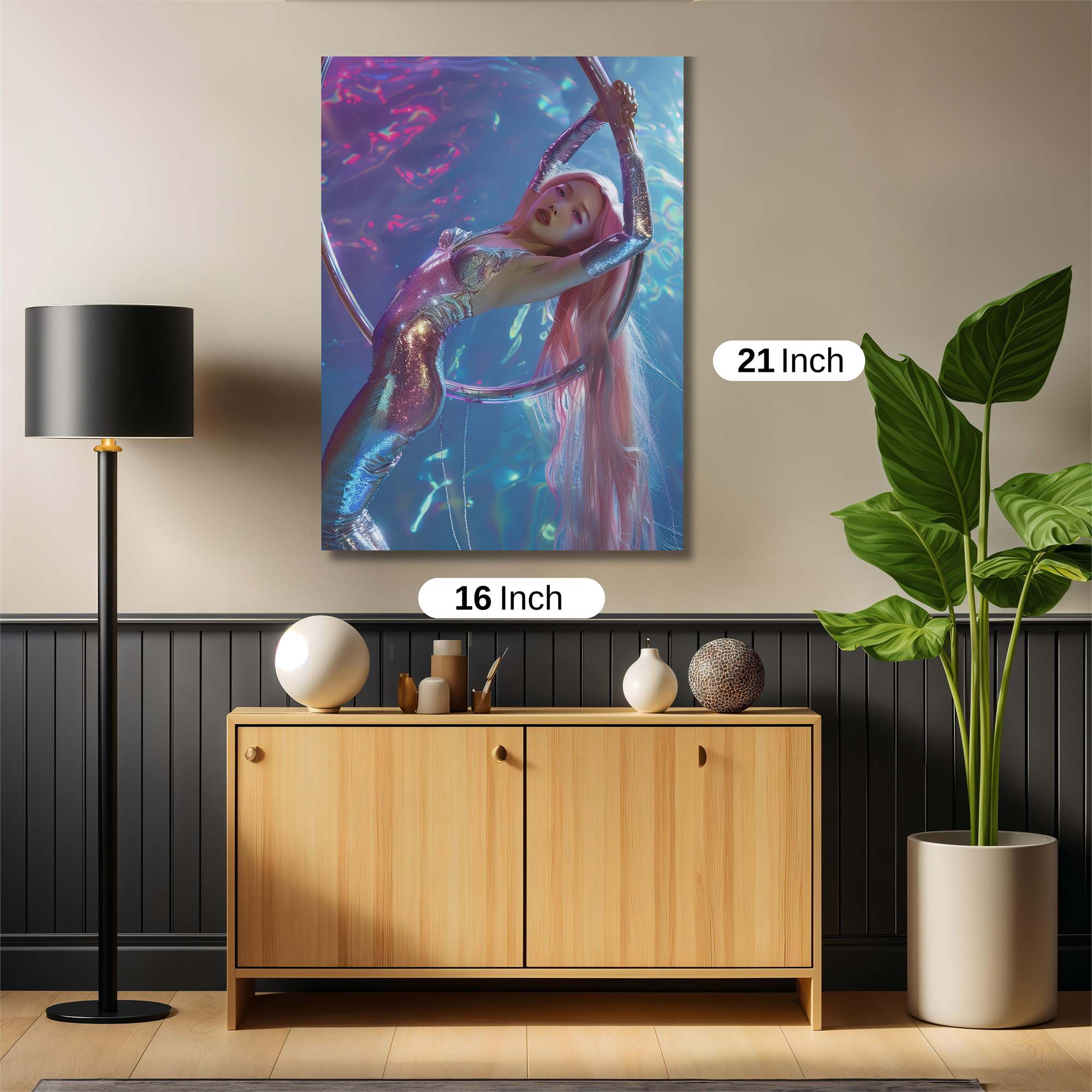 Mermaid Dream Safe Wall Magnetic / M