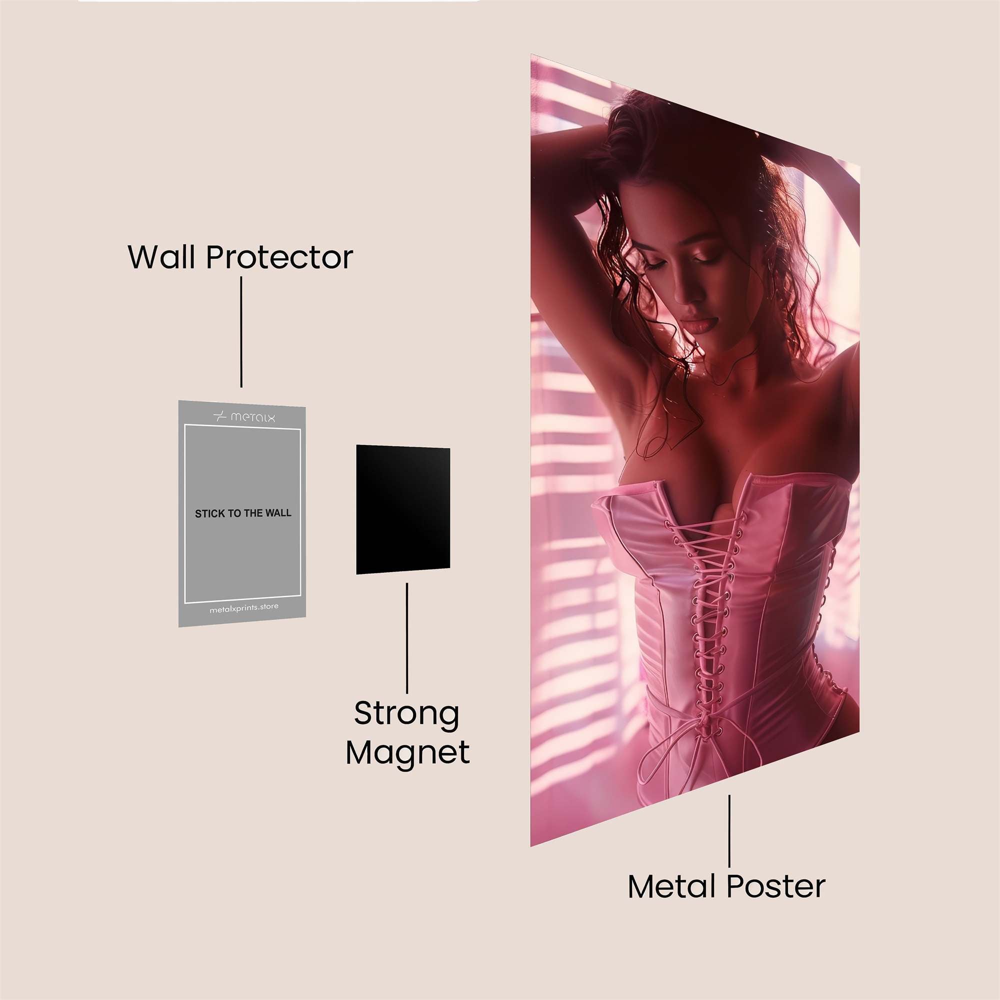 Lingerie Allure Safe Wall Magnetic / M
