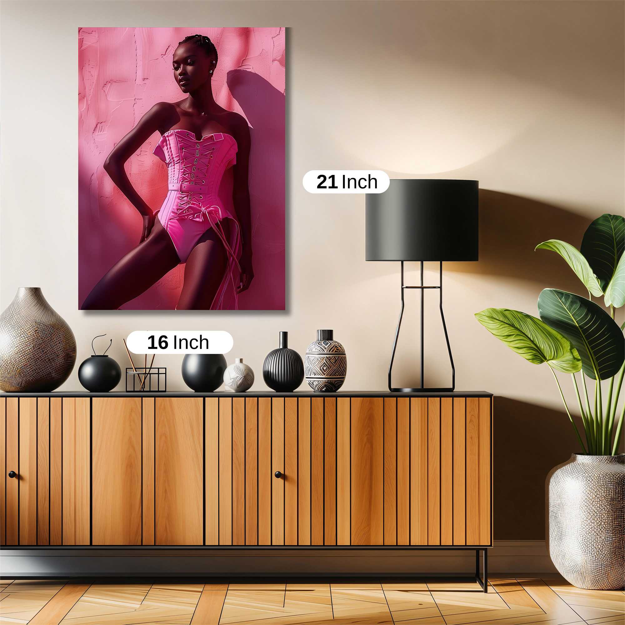 Pink Elegance Safe Wall Magnetic / M