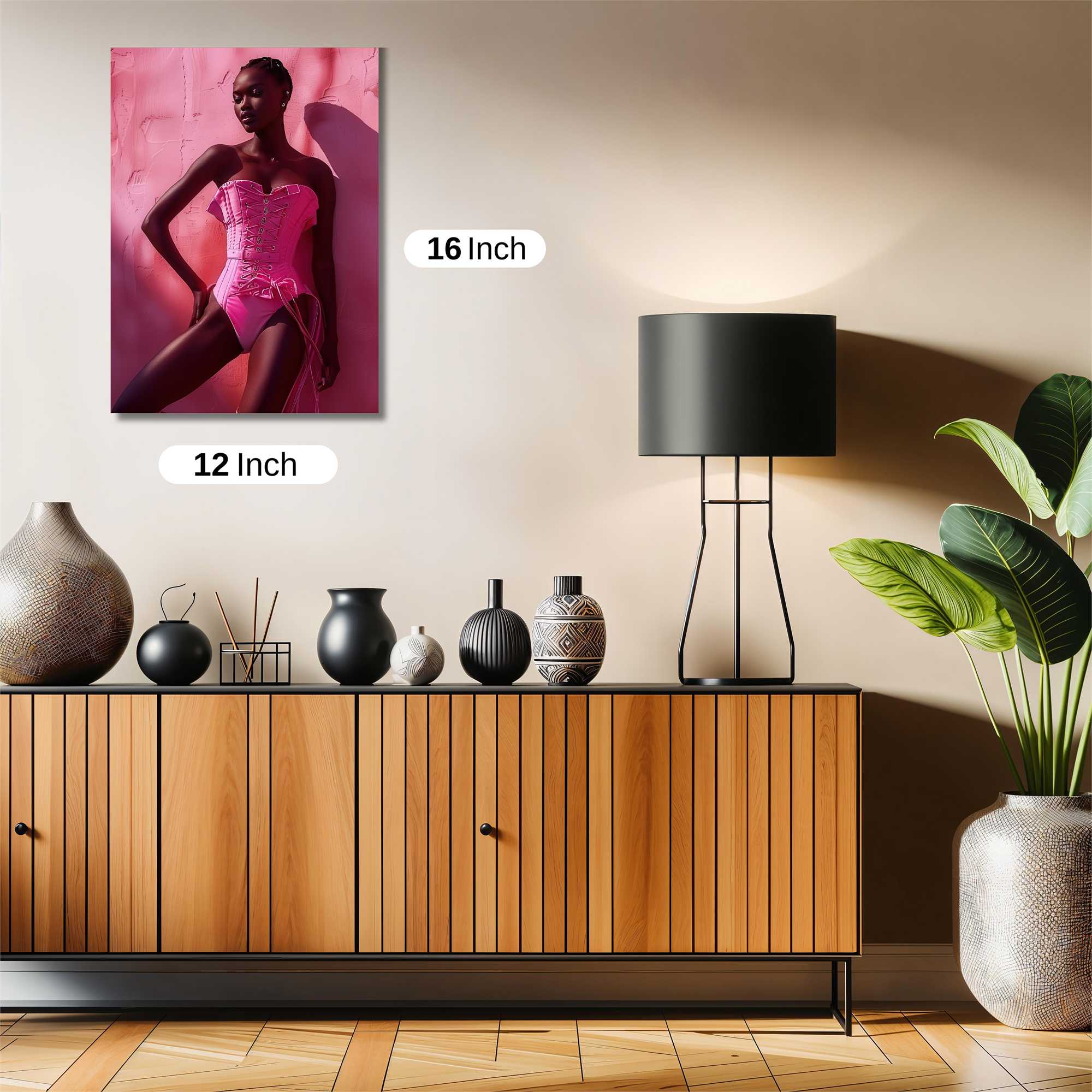 Pink Elegance Safe Wall Magnetic / M