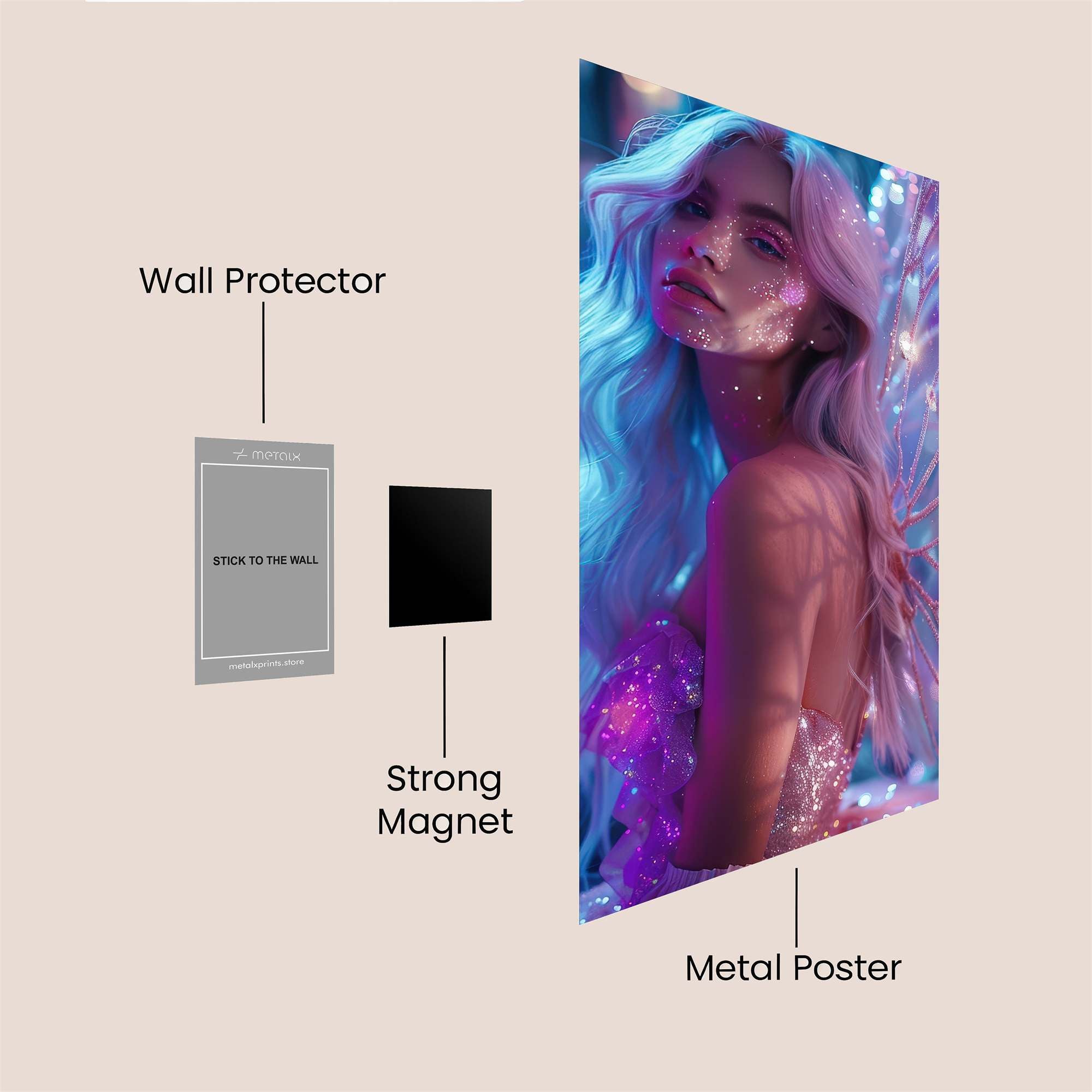 Fairy Enchantment Safe Wall Magnetic / M