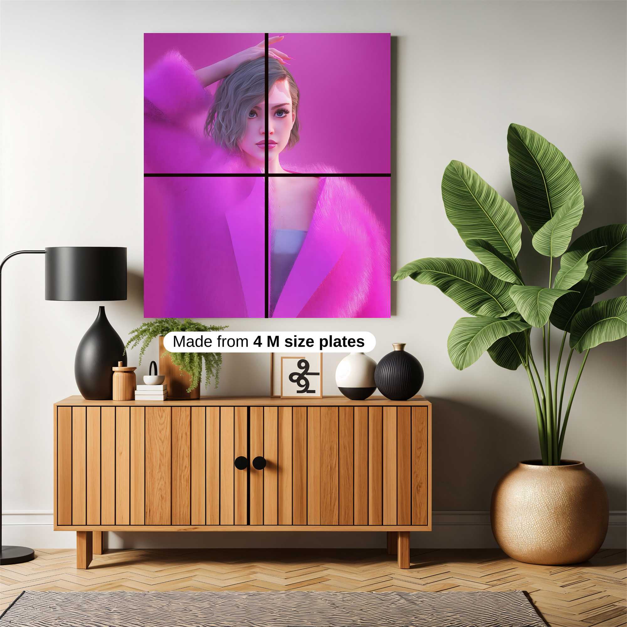 Fuchsia Dream Safe Wall Magnetic / M