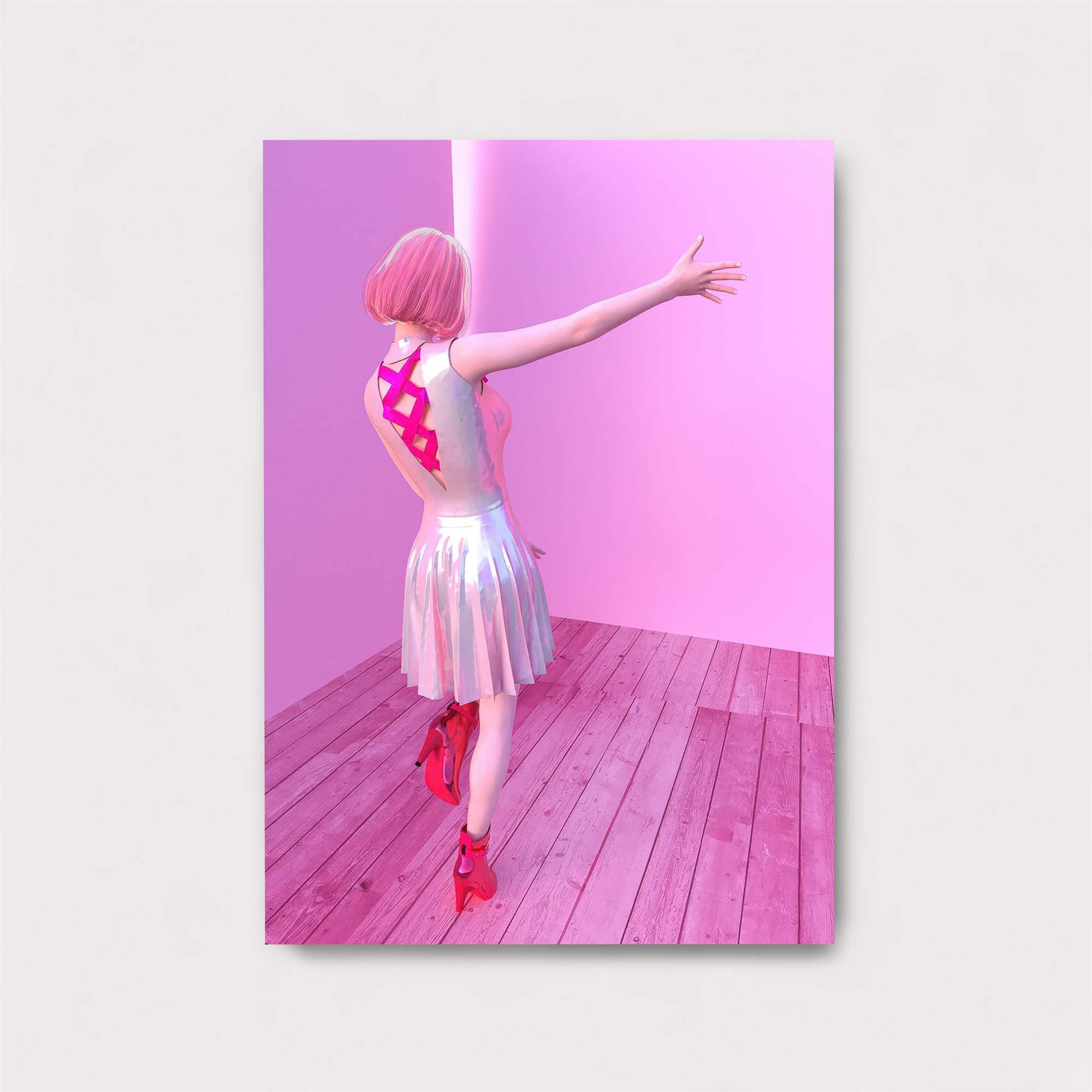 Pink Elegance Safe Wall Magnetic / M