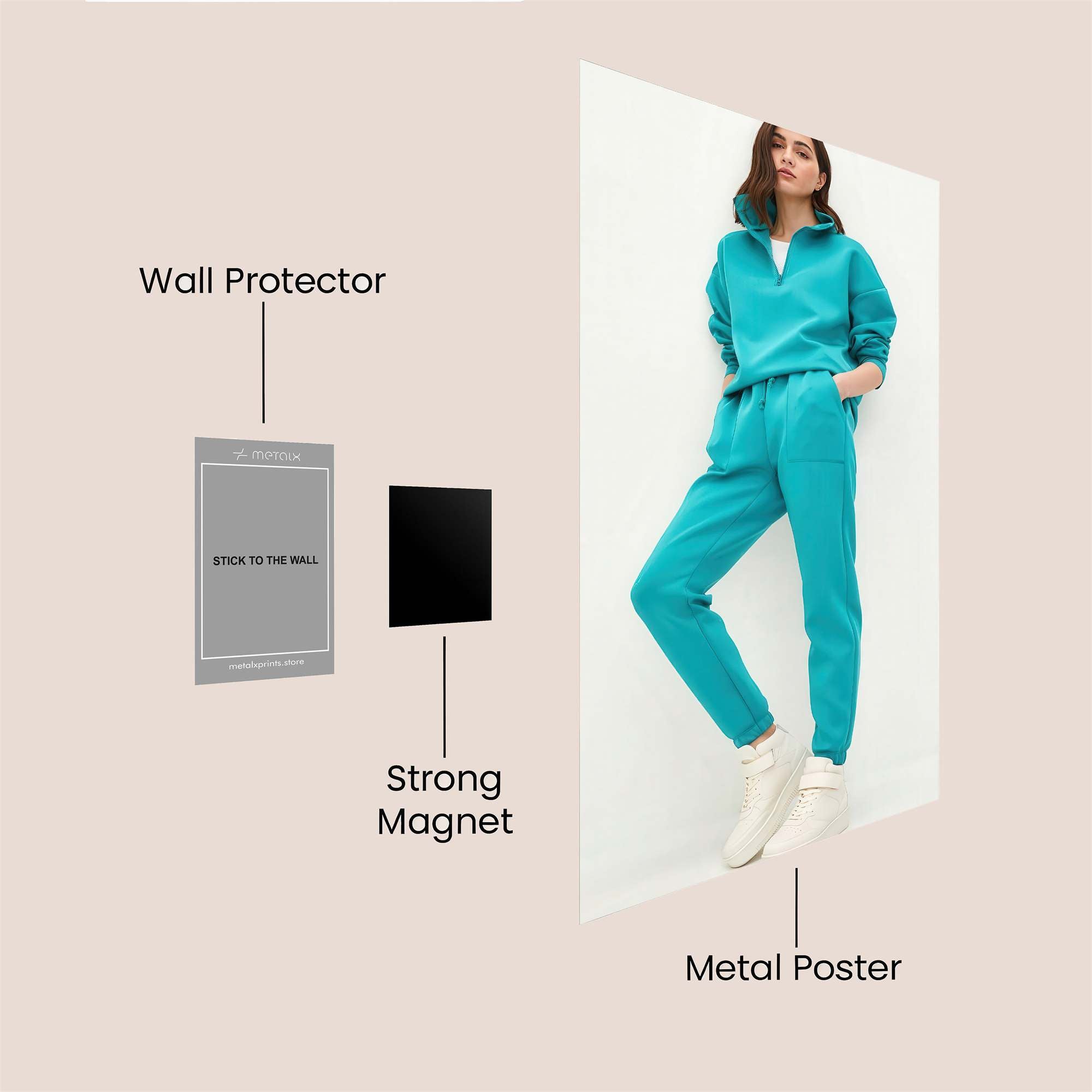 Gift Glamour Safe Wall Magnetic / M