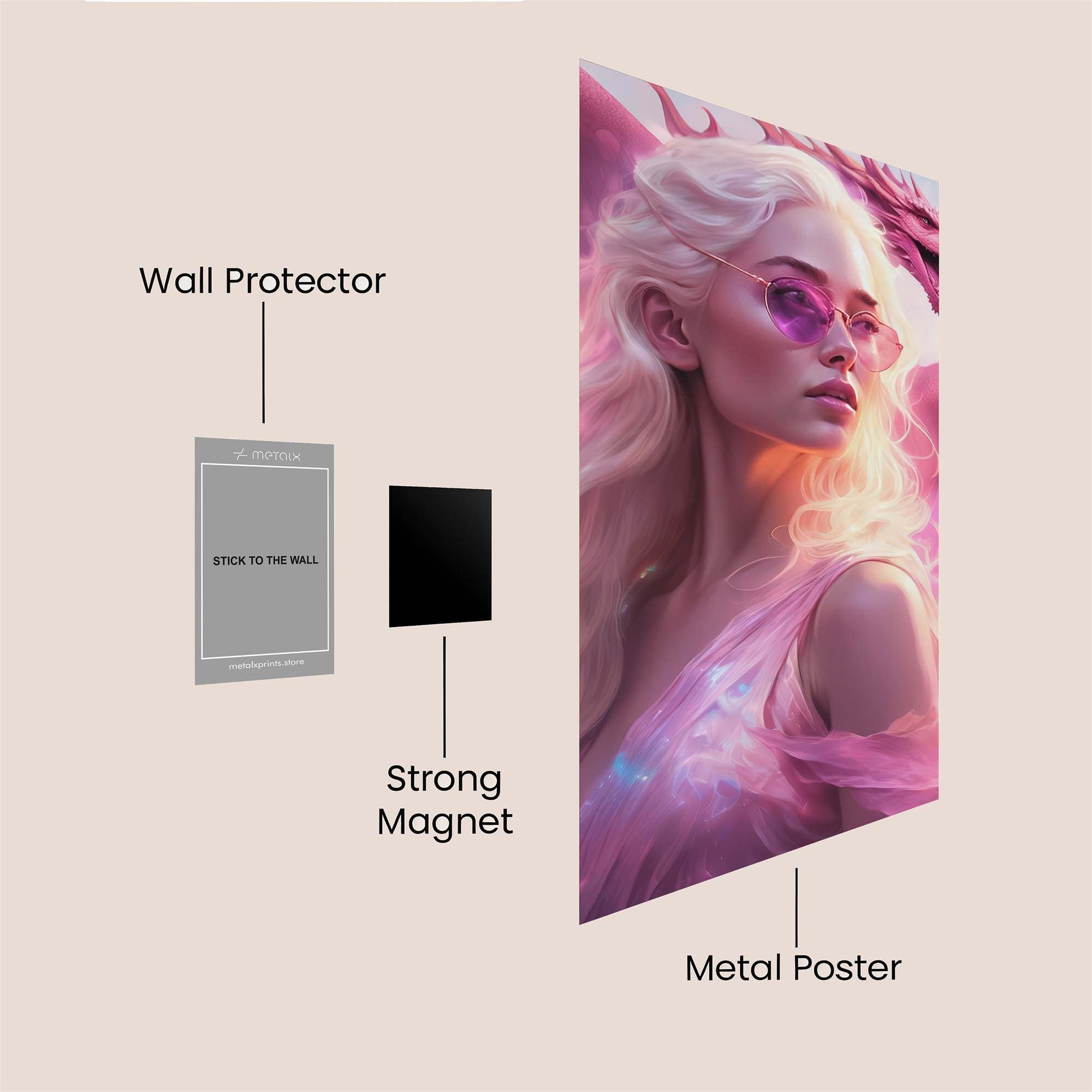 Dragon Dreamer Safe Wall Magnetic / M