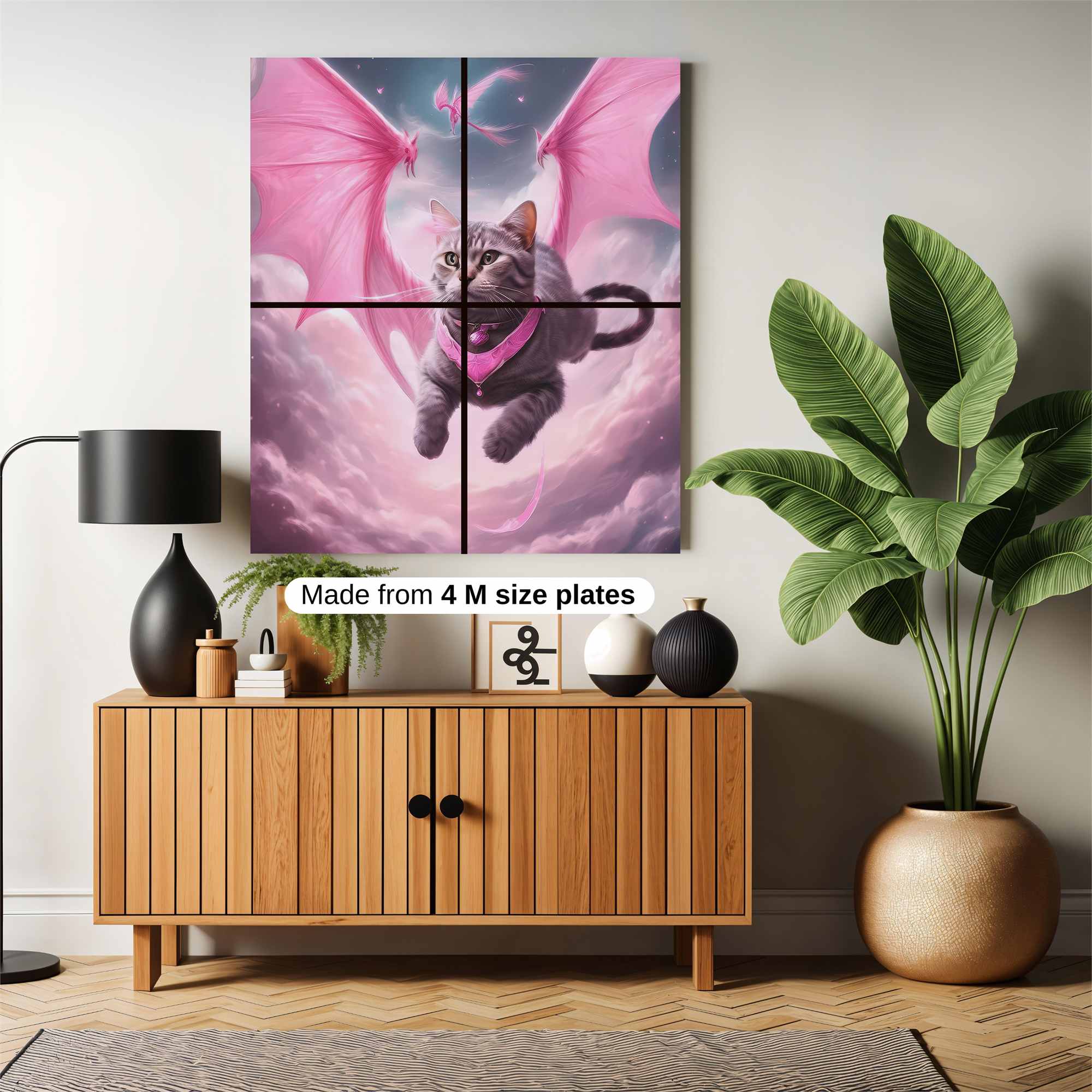 Winged Whimsy Safe Wall Magnetic / M