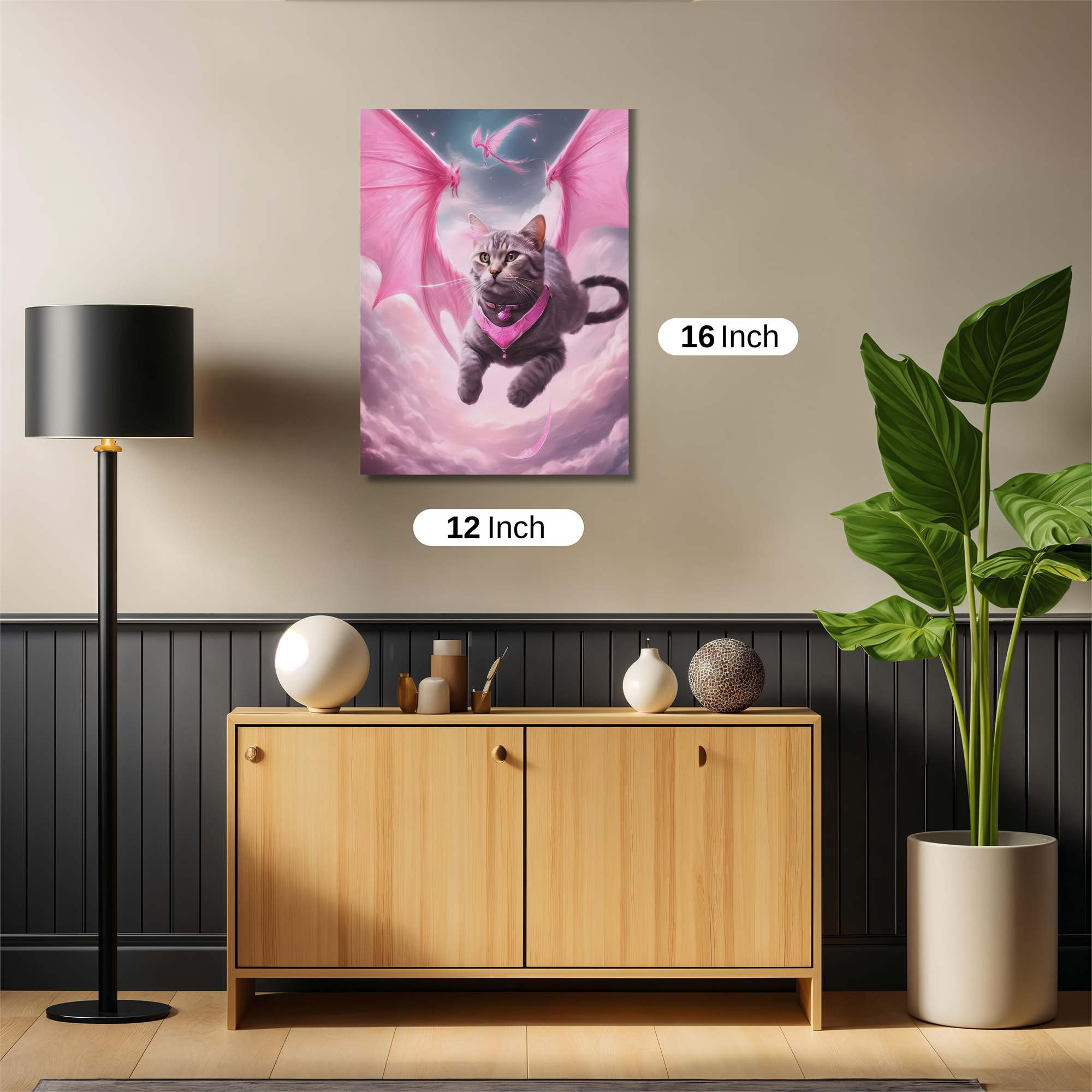 Winged Whimsy Safe Wall Magnetic / M