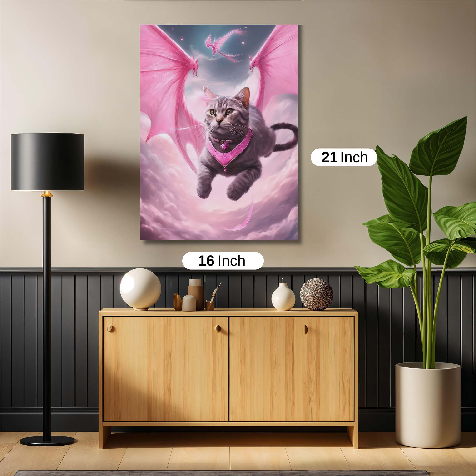 Winged Whimsy Safe Wall Magnetic / M