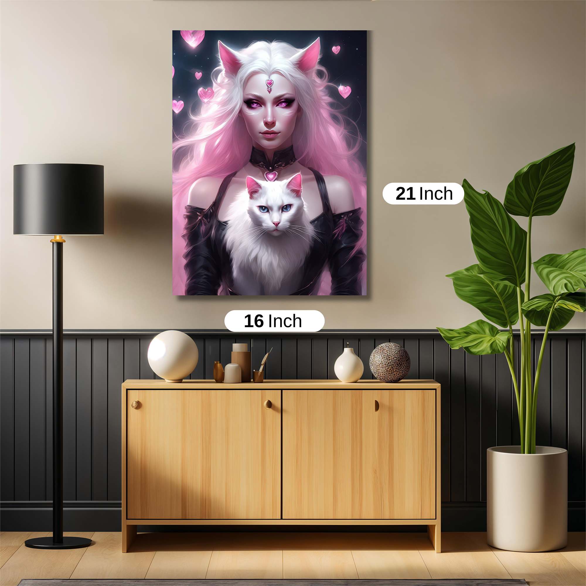 Cat Enchantress Safe Wall Magnetic / M