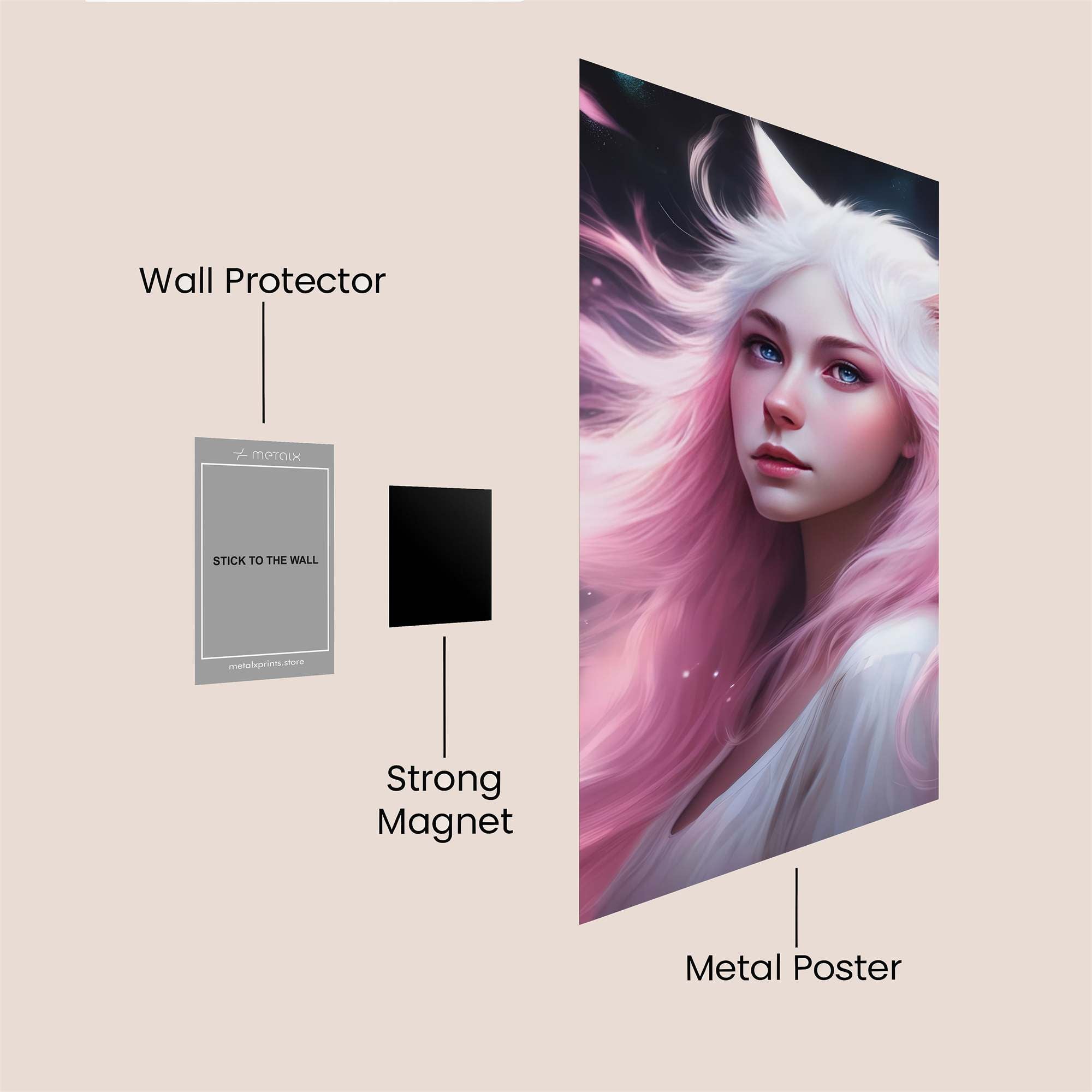 Feline Dream Safe Wall Magnetic / M