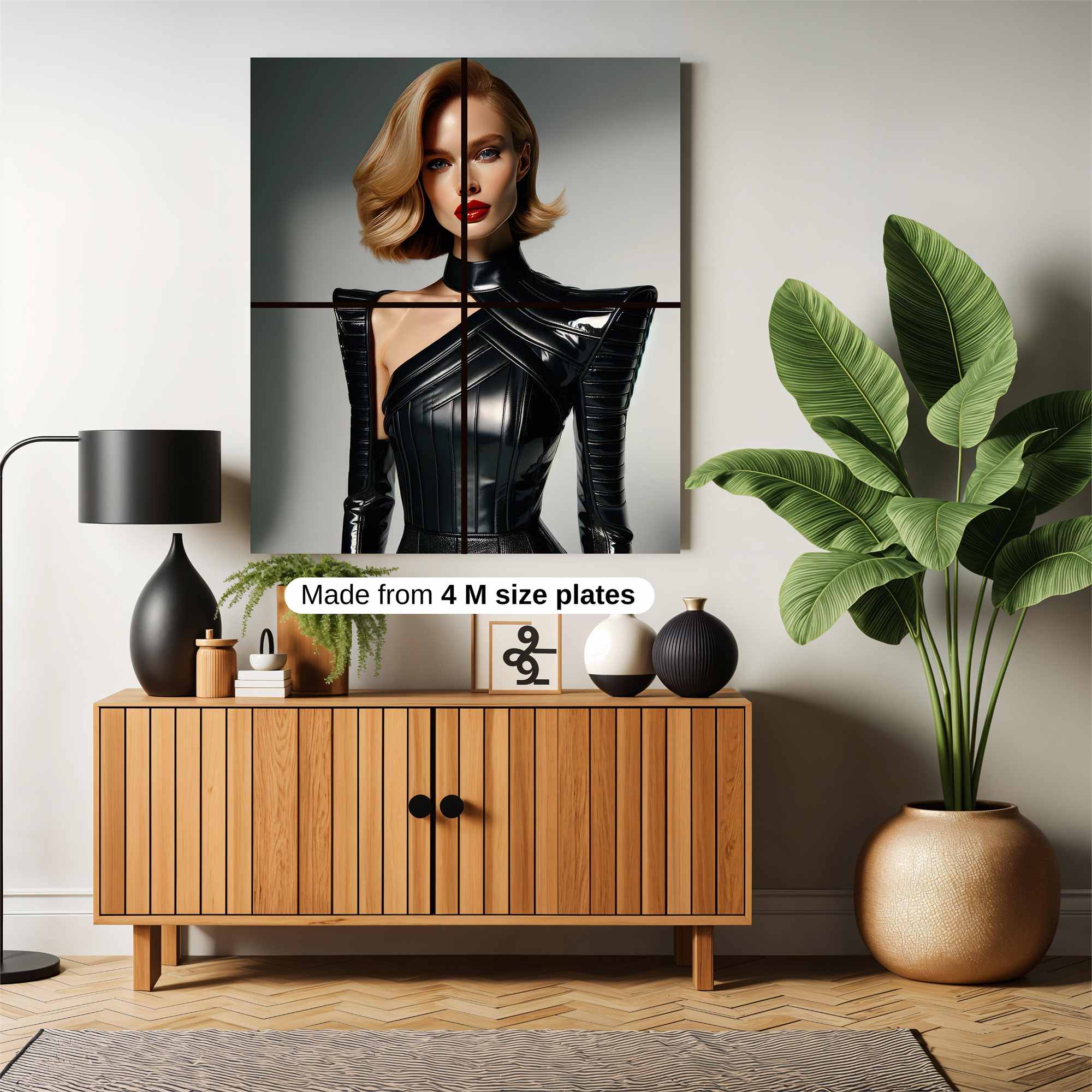 Futuristic Elegance Safe Wall Magnetic / M