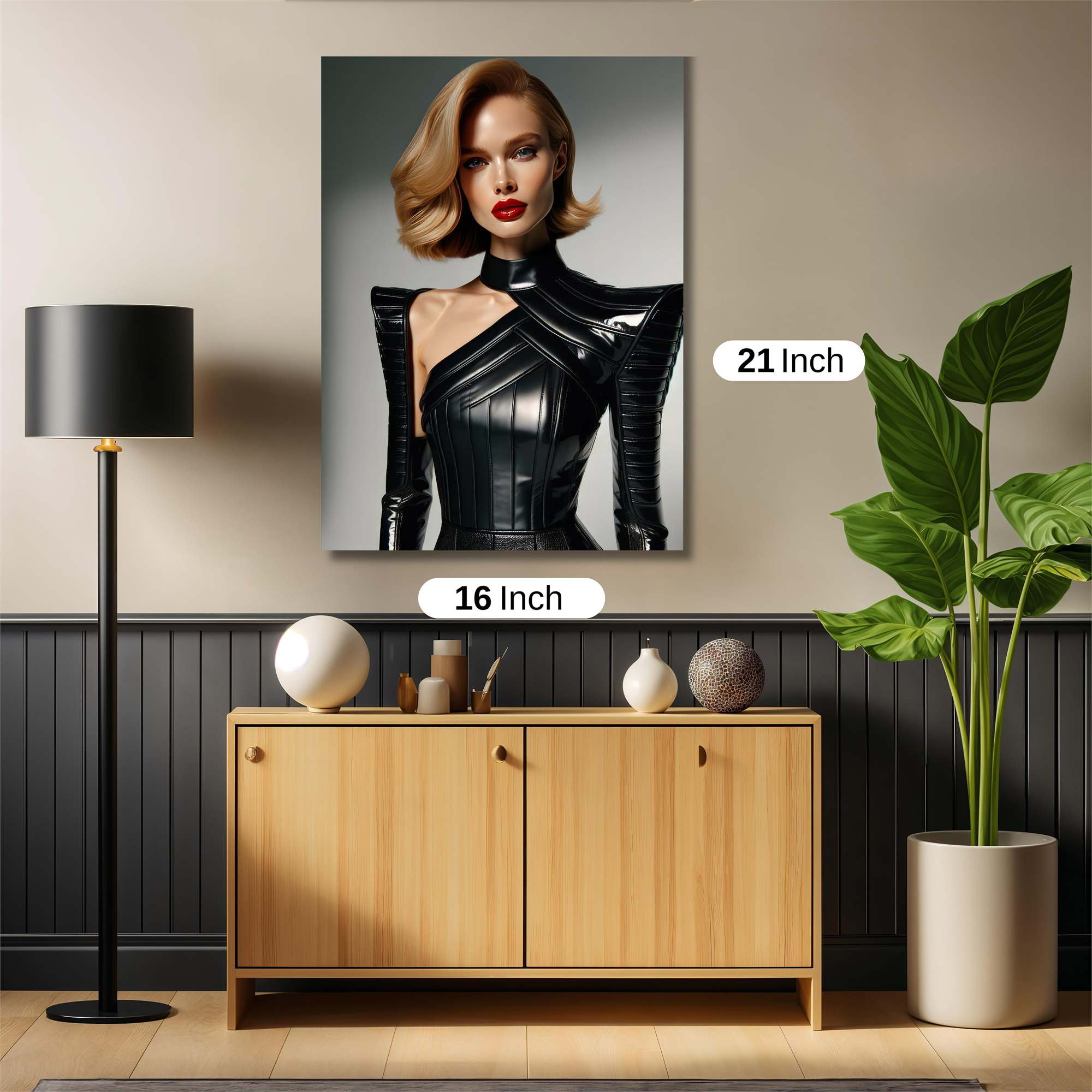 Futuristic Elegance Safe Wall Magnetic / M