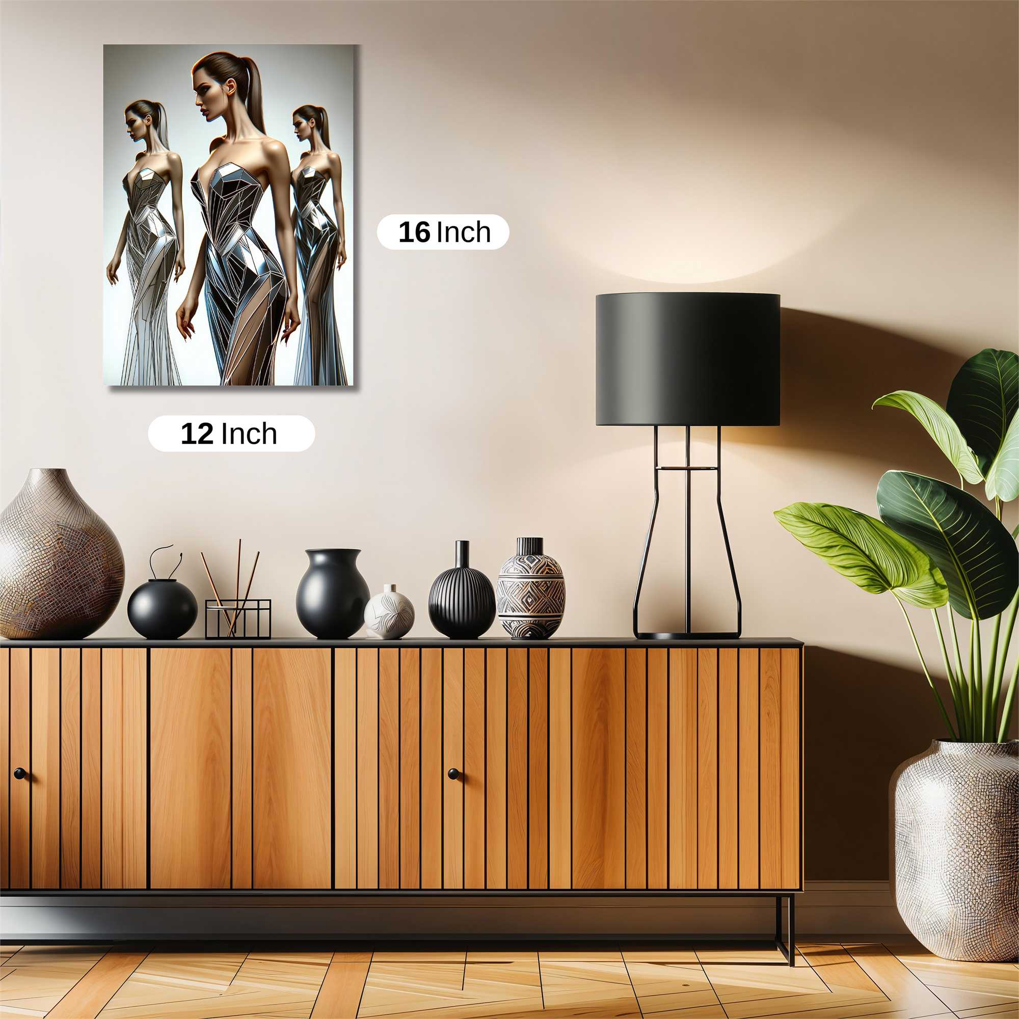 Futuristic Elegance Safe Wall Magnetic / M
