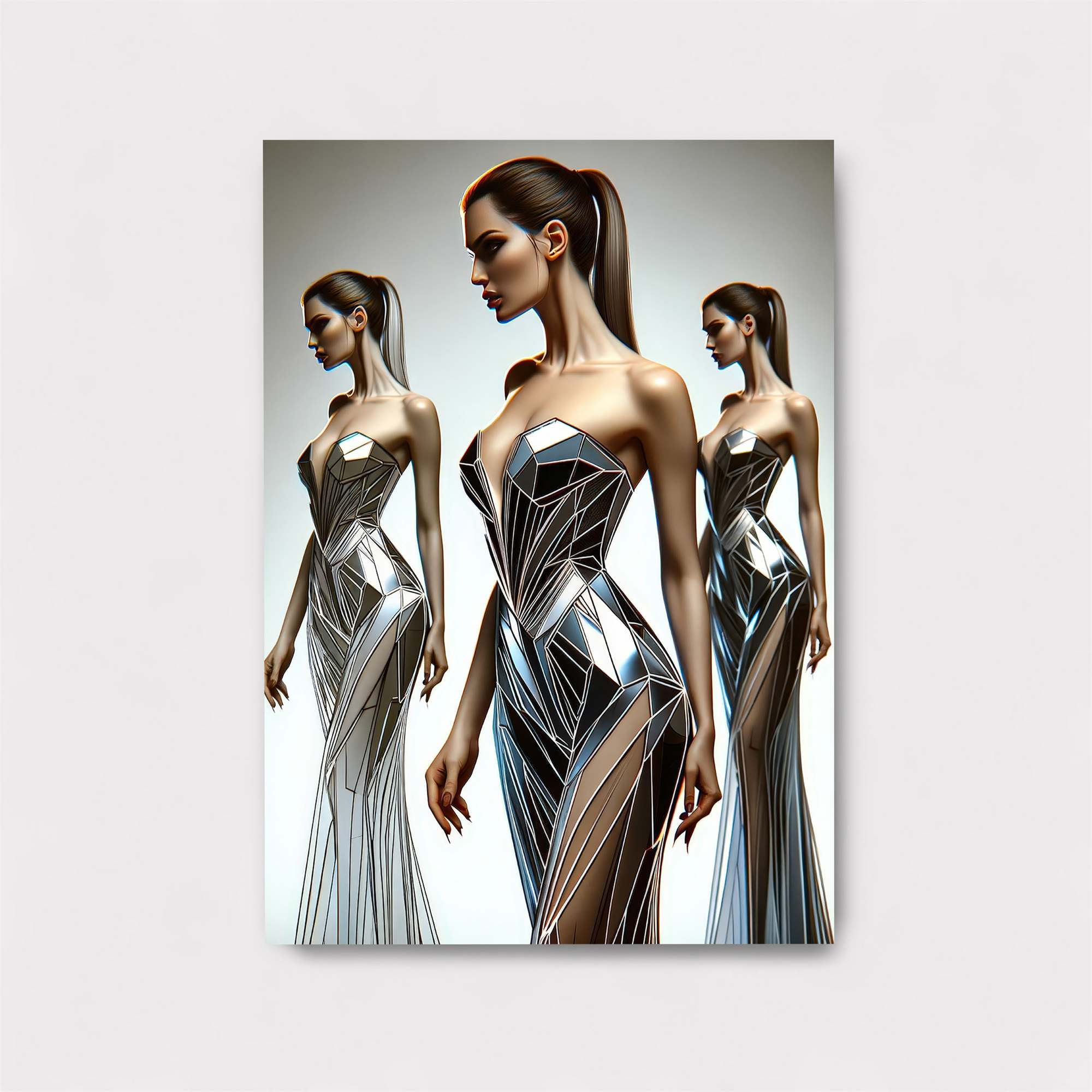 Futuristic Elegance Safe Wall Magnetic / M