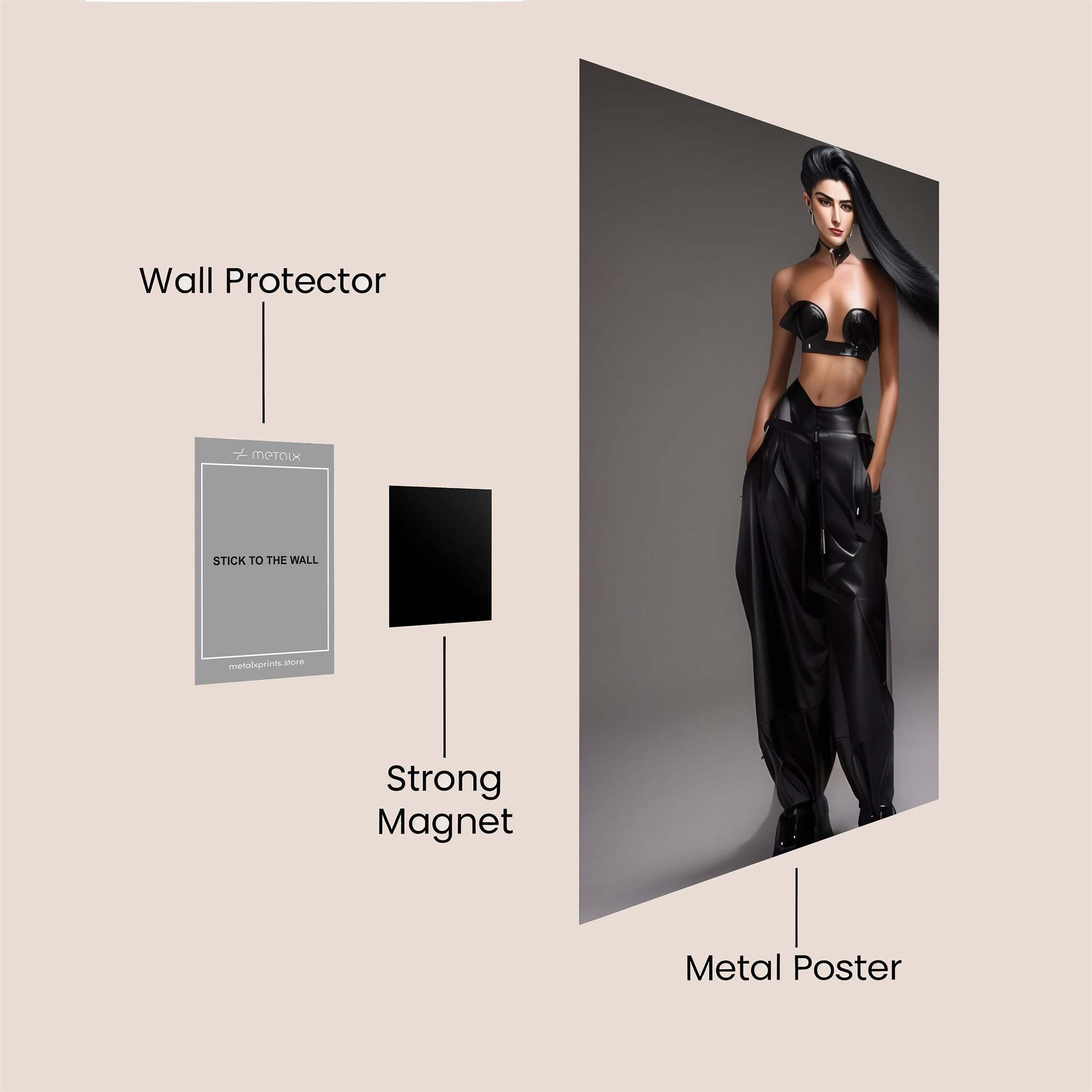 Raven Elegance Safe Wall Magnetic / M