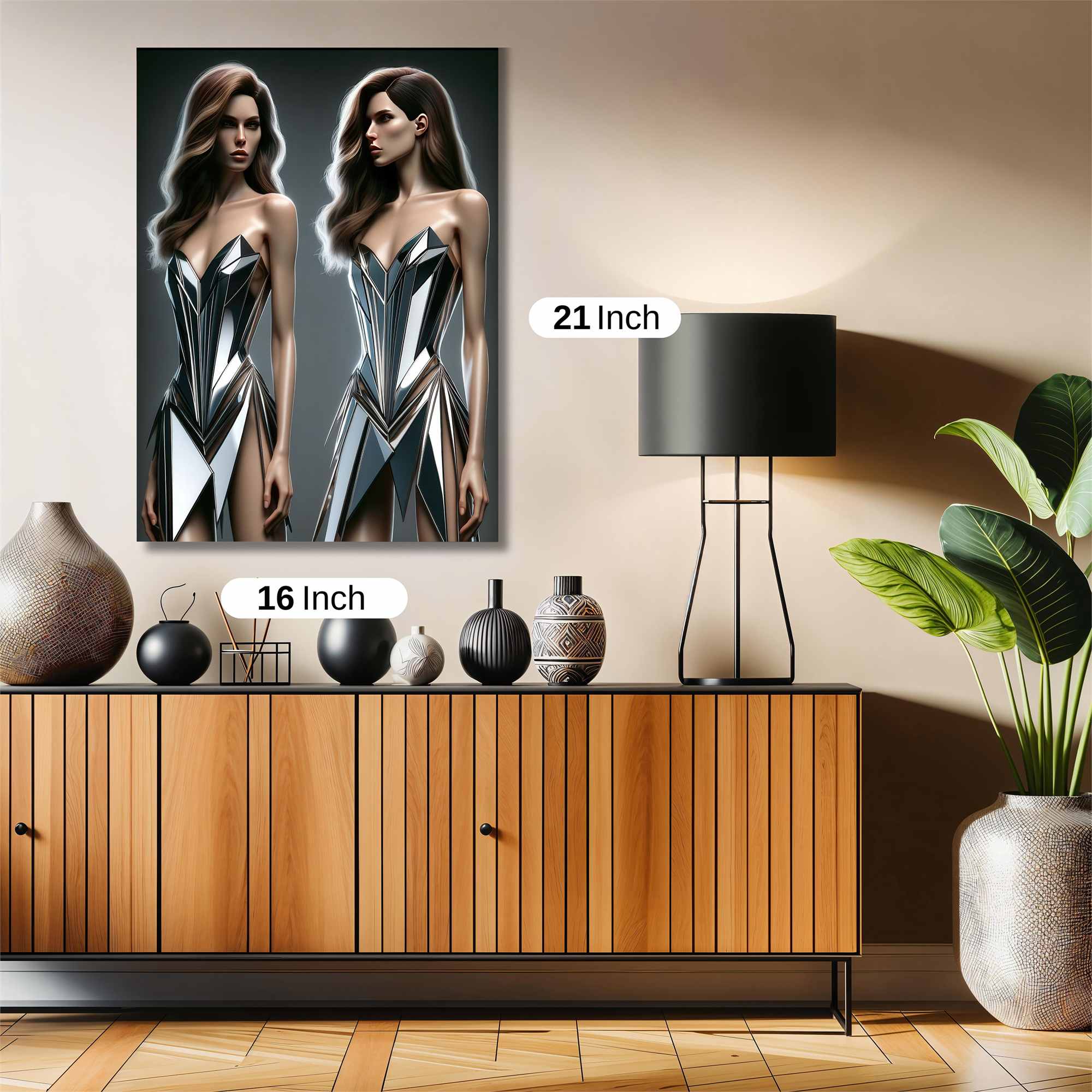 Mirror Elegance Safe Wall Magnetic / M