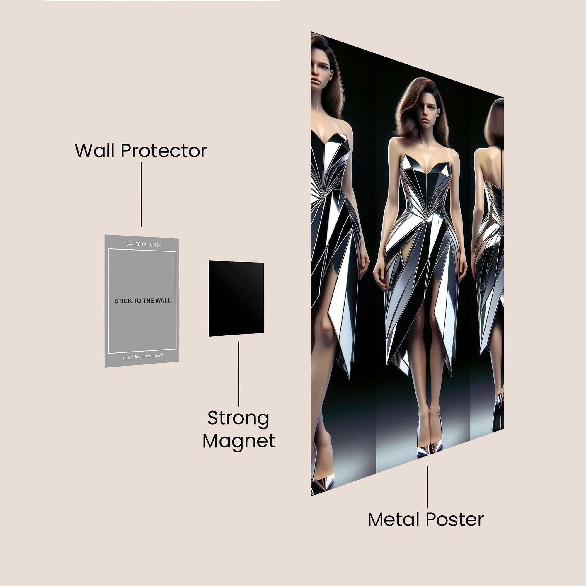 Mirror Enigma Safe Wall Magnetic / M