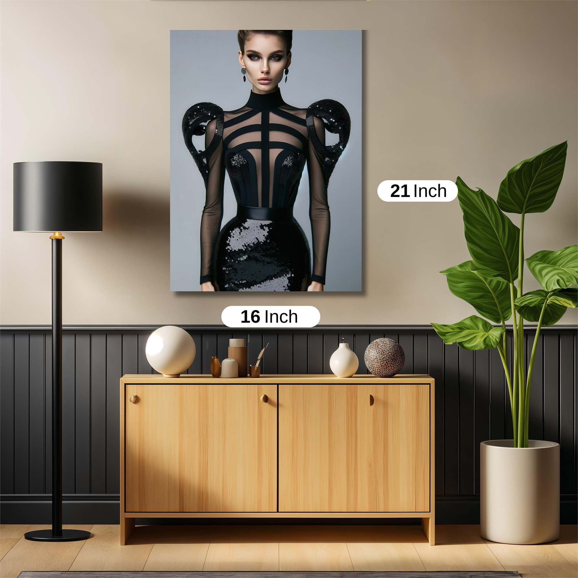 Glamour Eccentric Safe Wall Magnetic / M