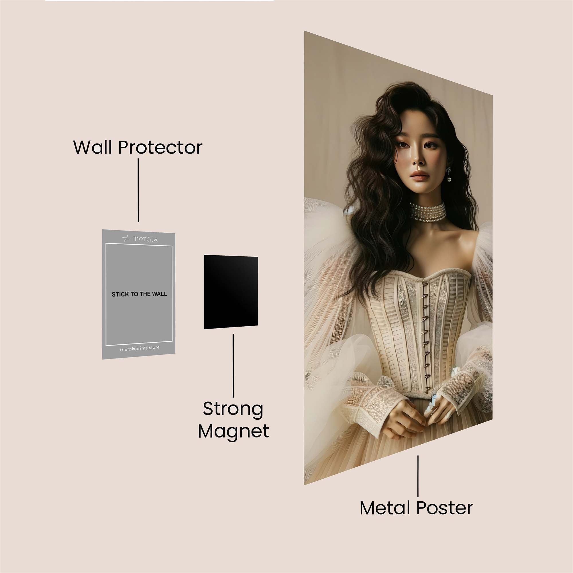 Bae Serene Safe Wall Magnetic / M