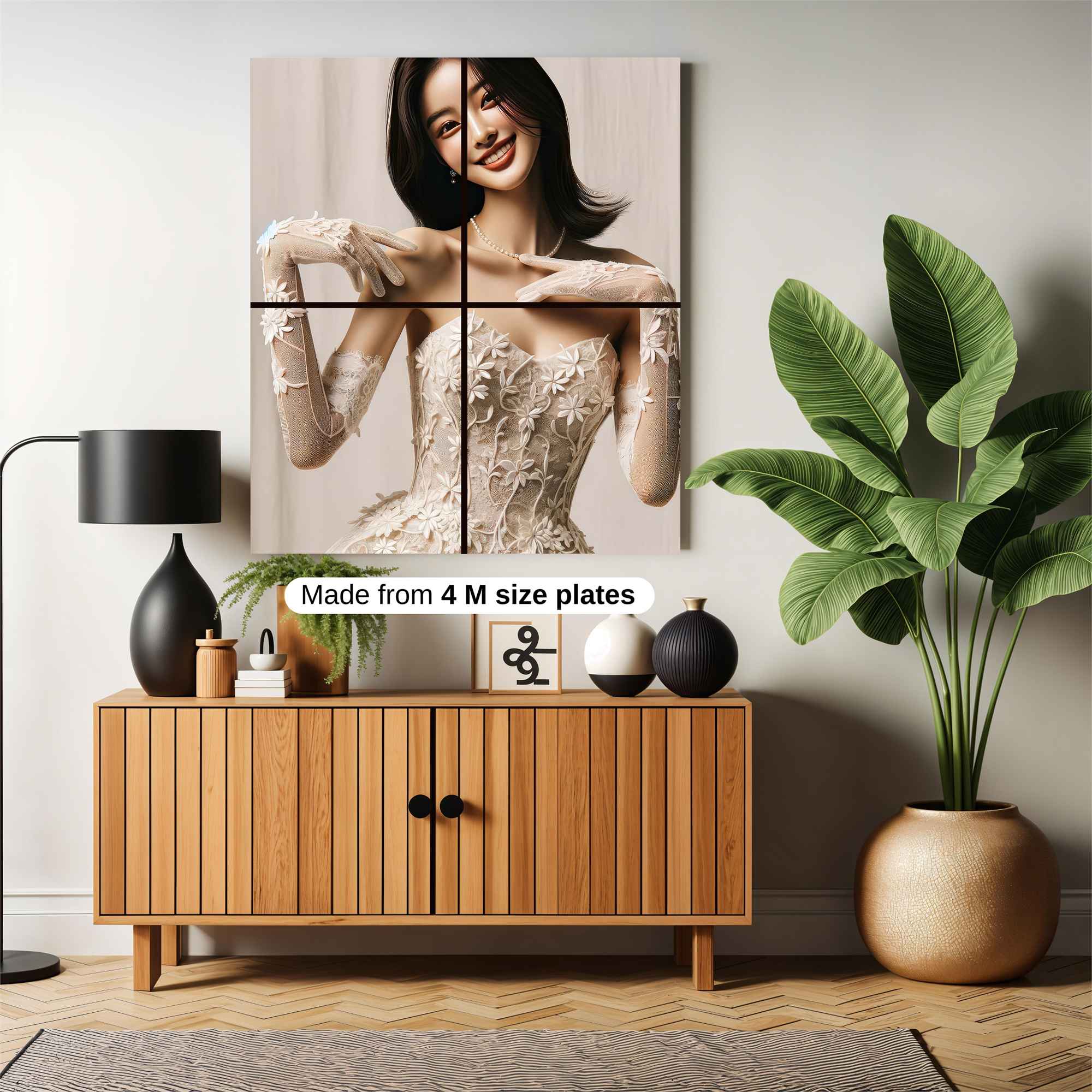 Floral Elegance Safe Wall Magnetic / M