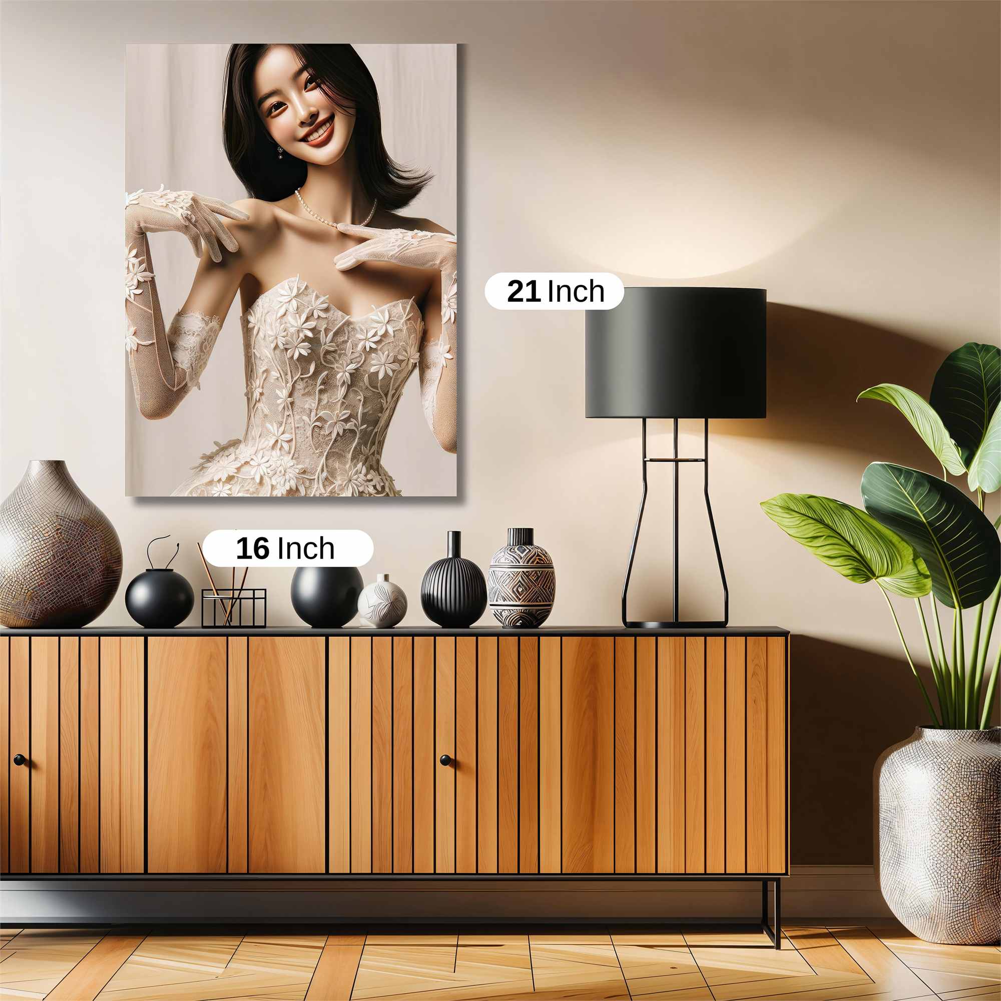 Floral Elegance Safe Wall Magnetic / M