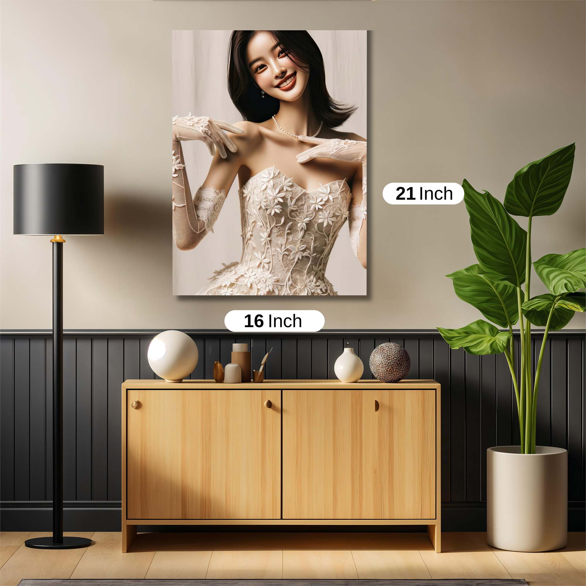 Floral Elegance Safe Wall Magnetic / M