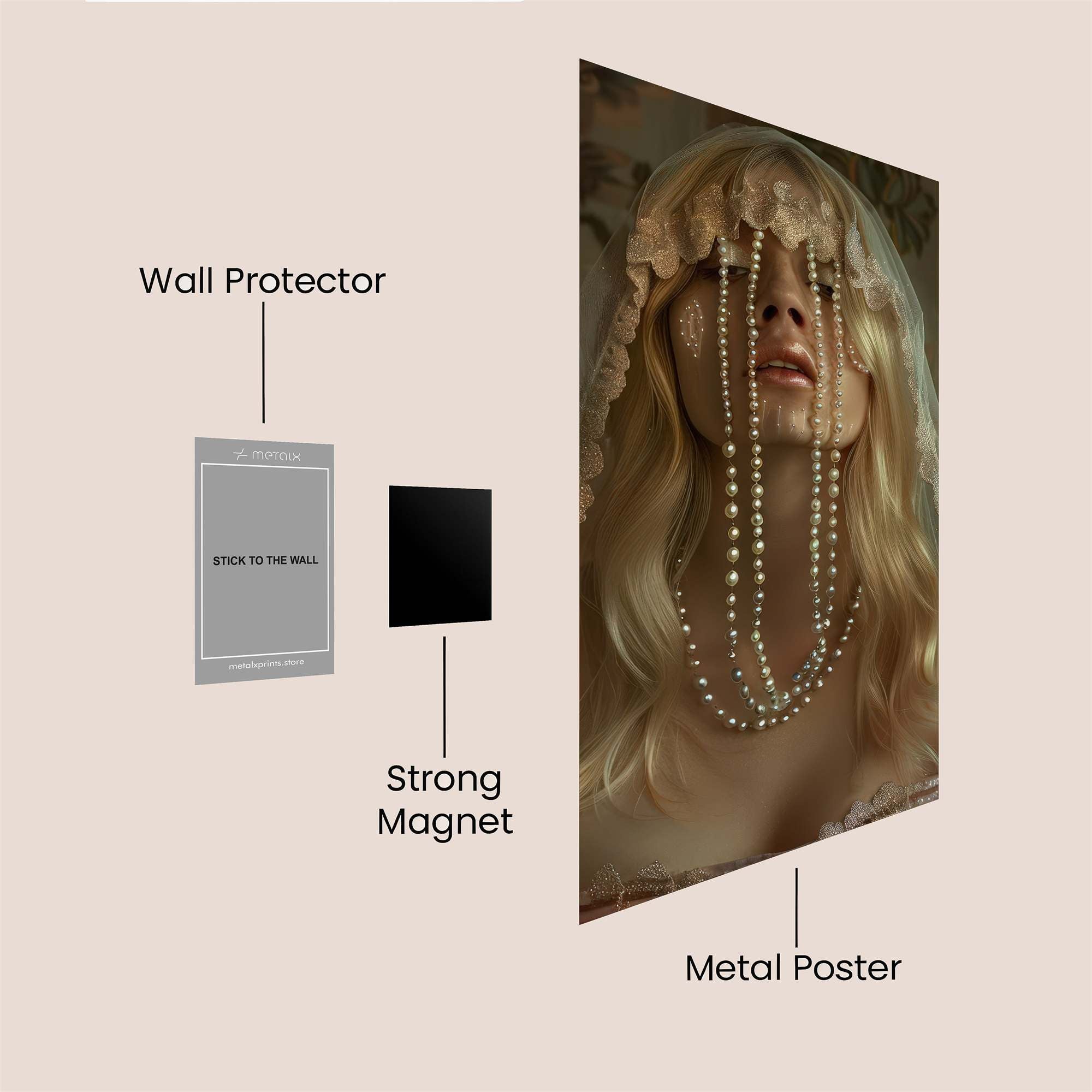Pearl Enigma Safe Wall Magnetic / M