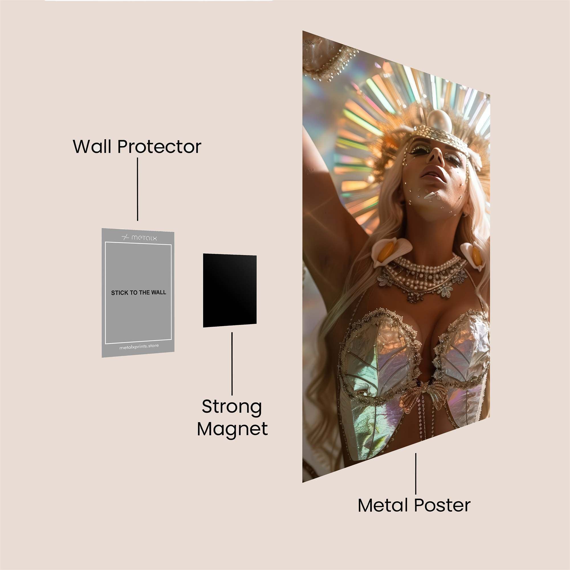 Goddess Radiance Safe Wall Magnetic / M