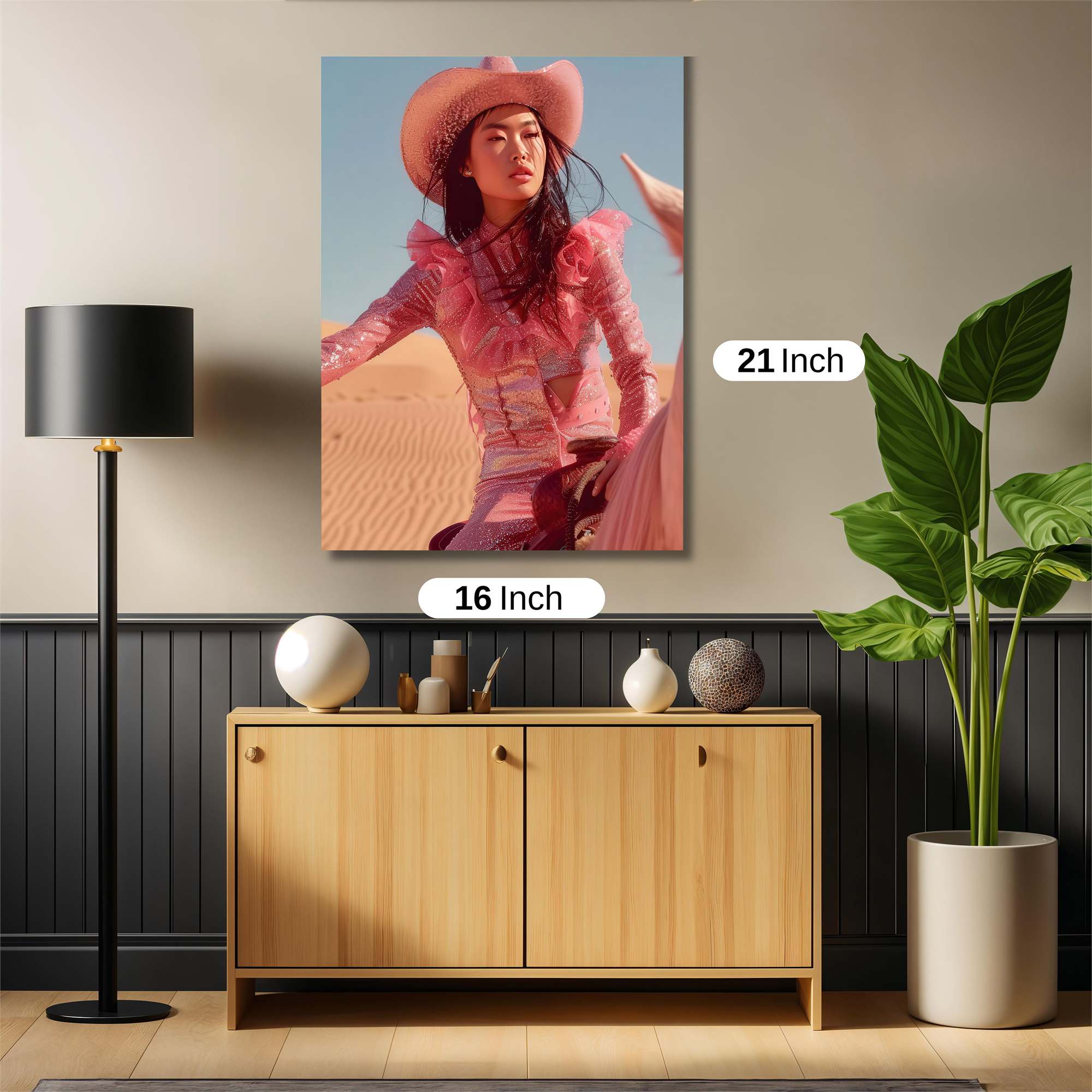 Cowgirl Radiance Safe Wall Magnetic / M