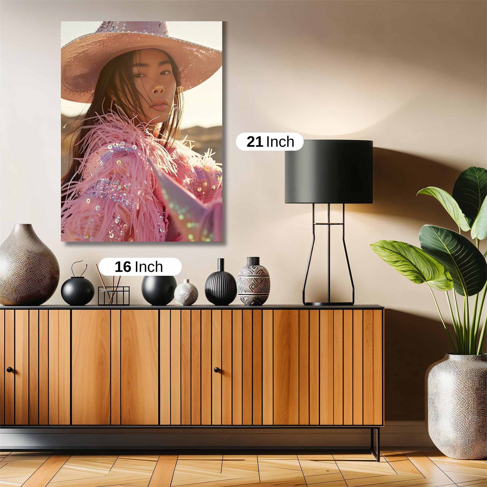 Cowgirl Radiance Safe Wall Magnetic / M