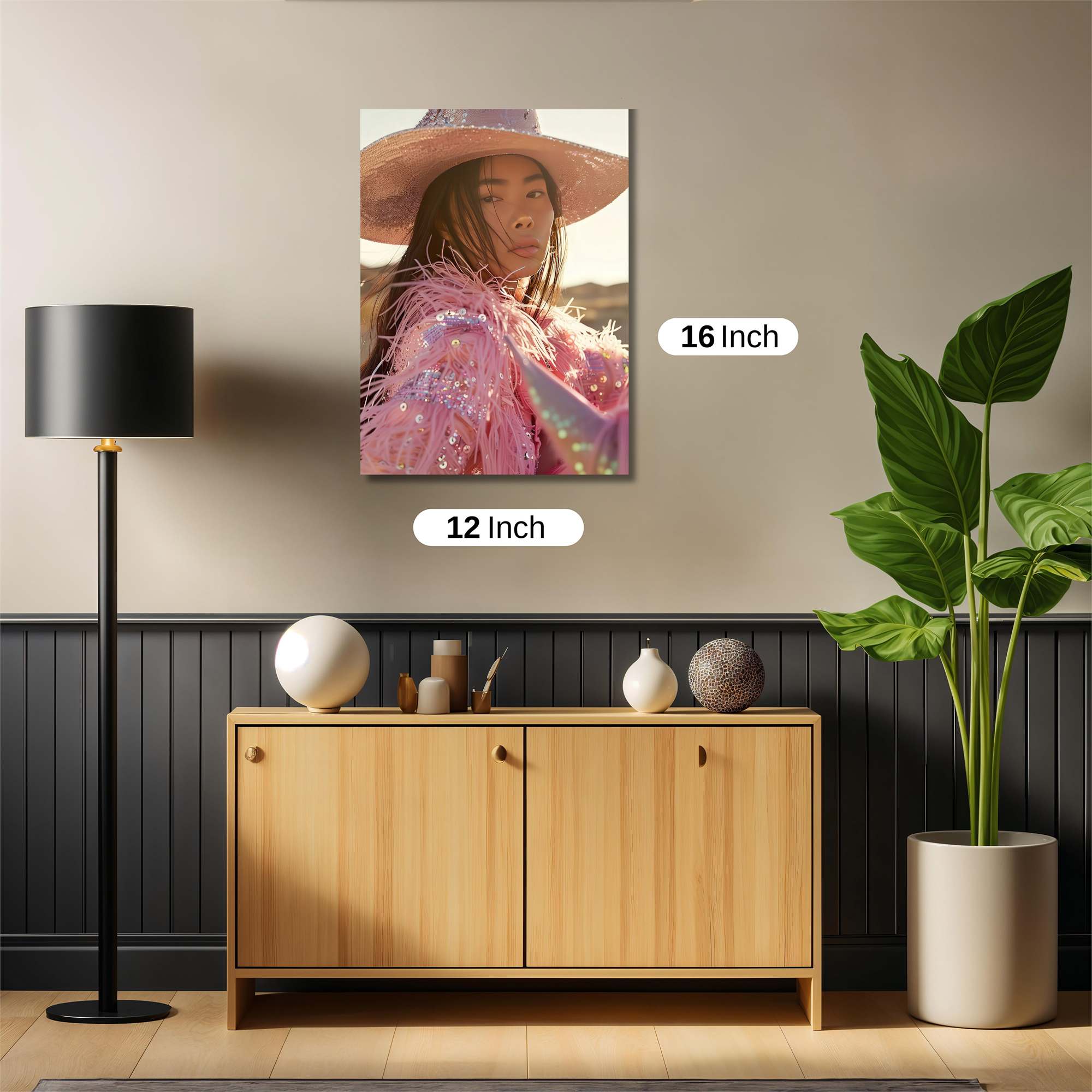 Cowgirl Radiance Safe Wall Magnetic / M