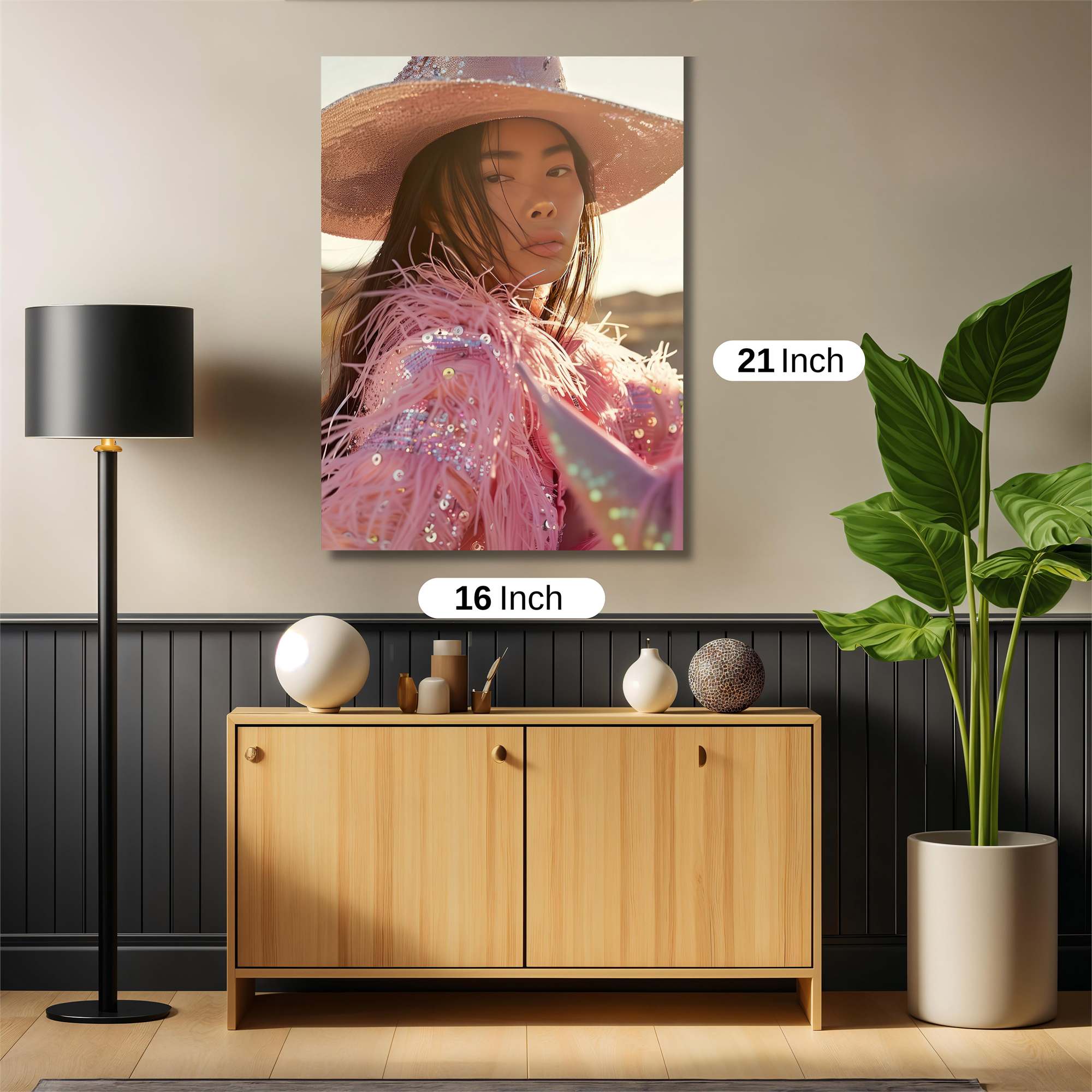 Cowgirl Radiance Safe Wall Magnetic / M