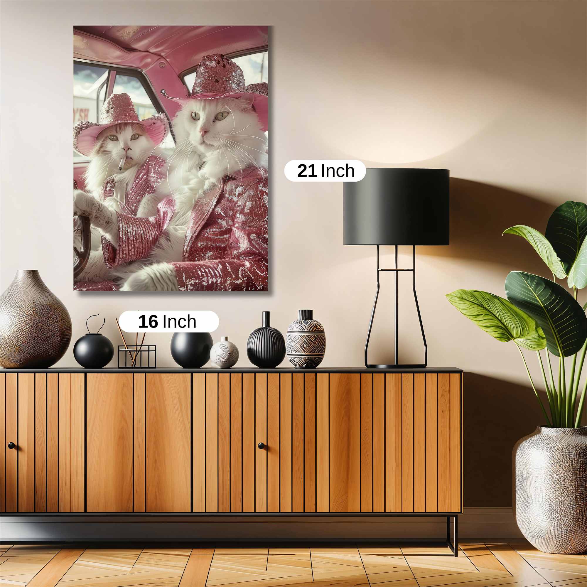 Cowgirls Cruising Safe Wall Magnetic / M