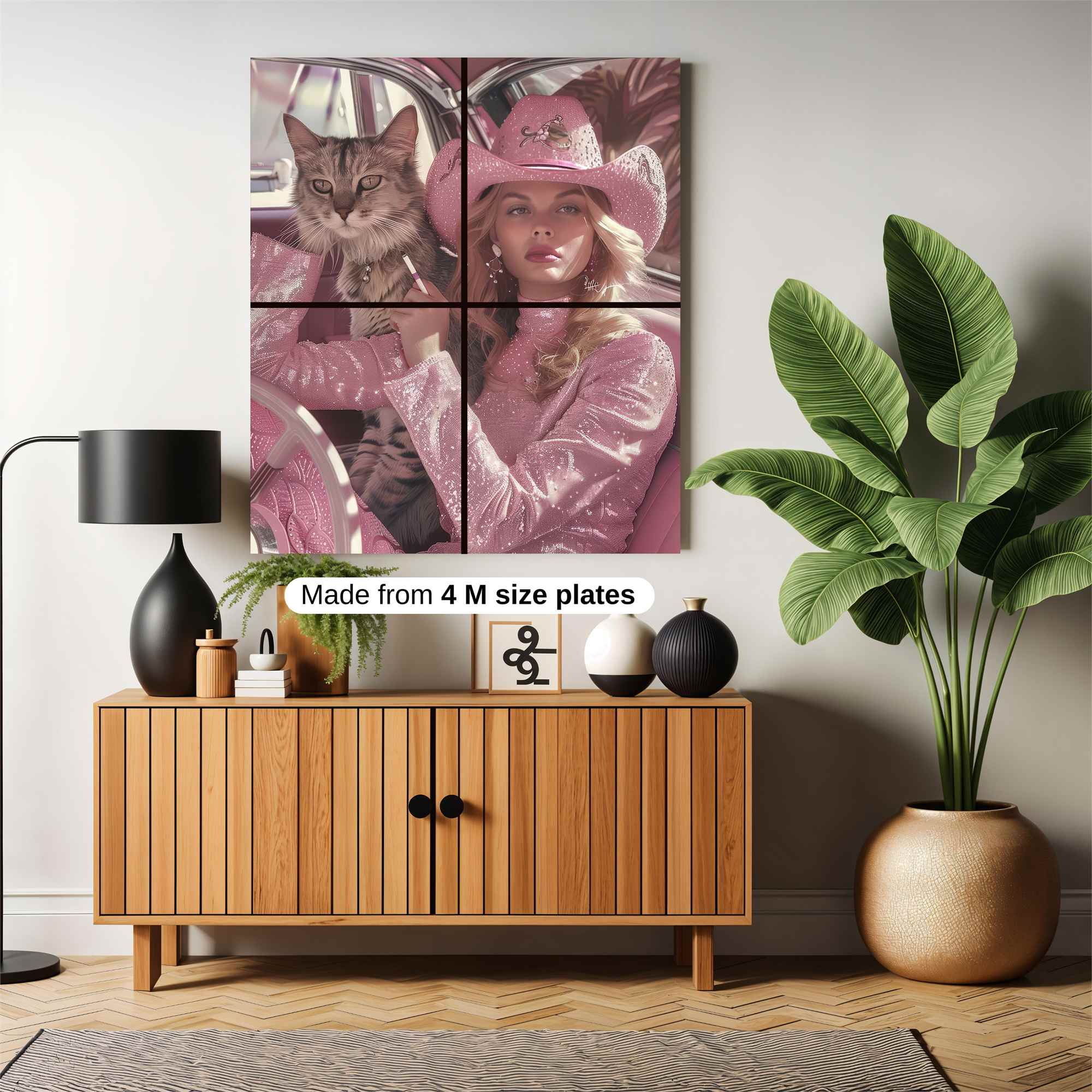 Cat Cabaret Safe Wall Magnetic / M