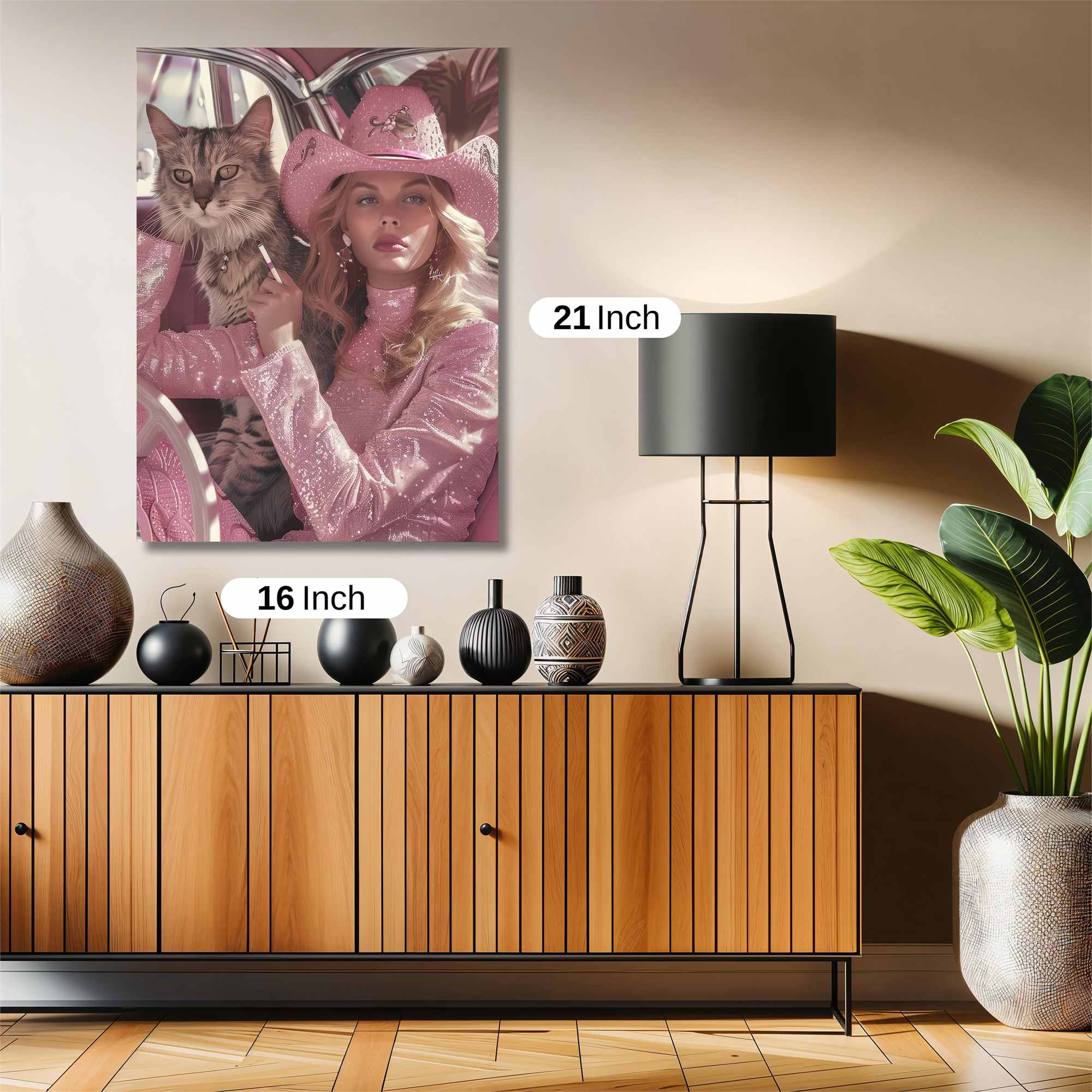 Cat Cabaret Safe Wall Magnetic / M