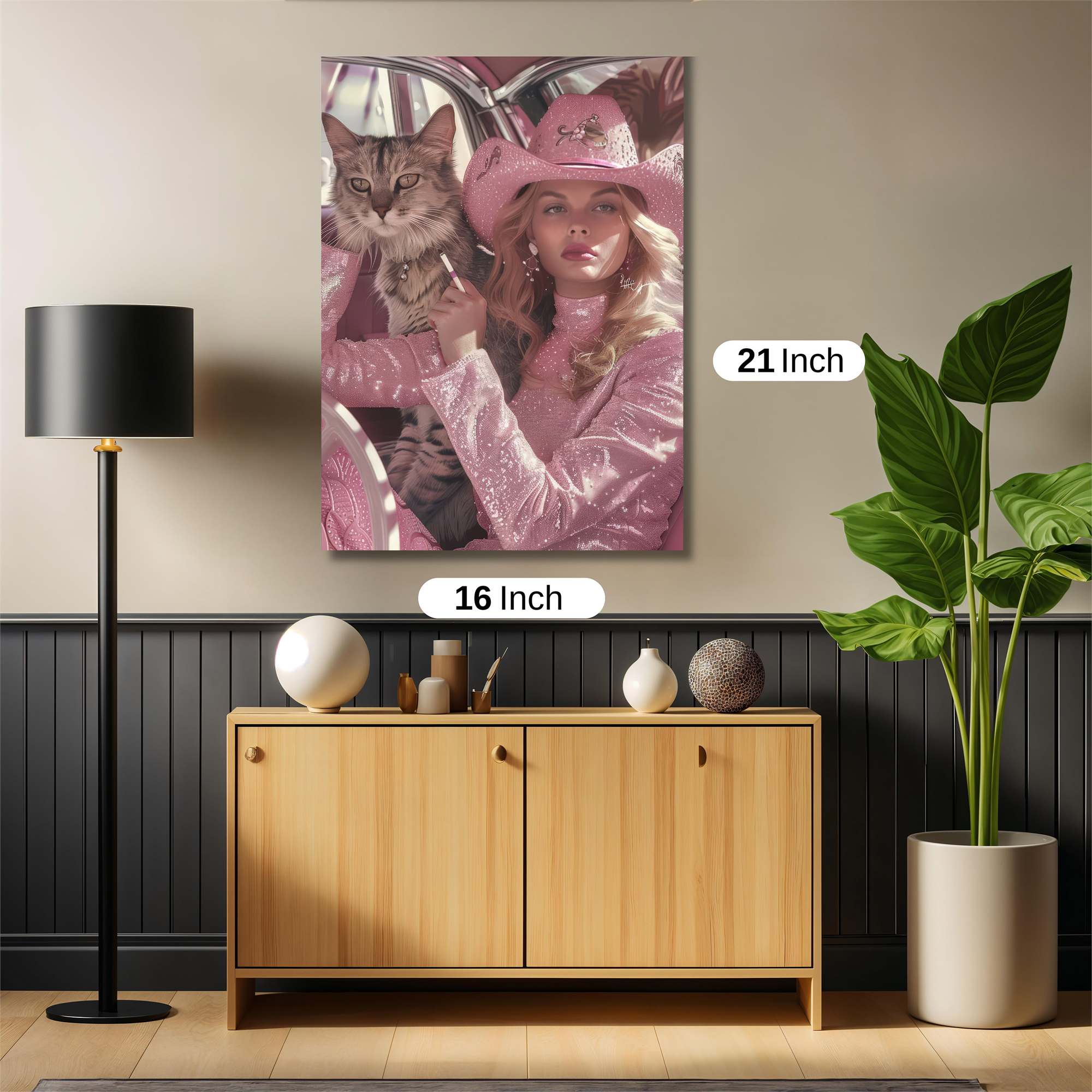 Cat Cabaret Safe Wall Magnetic / M