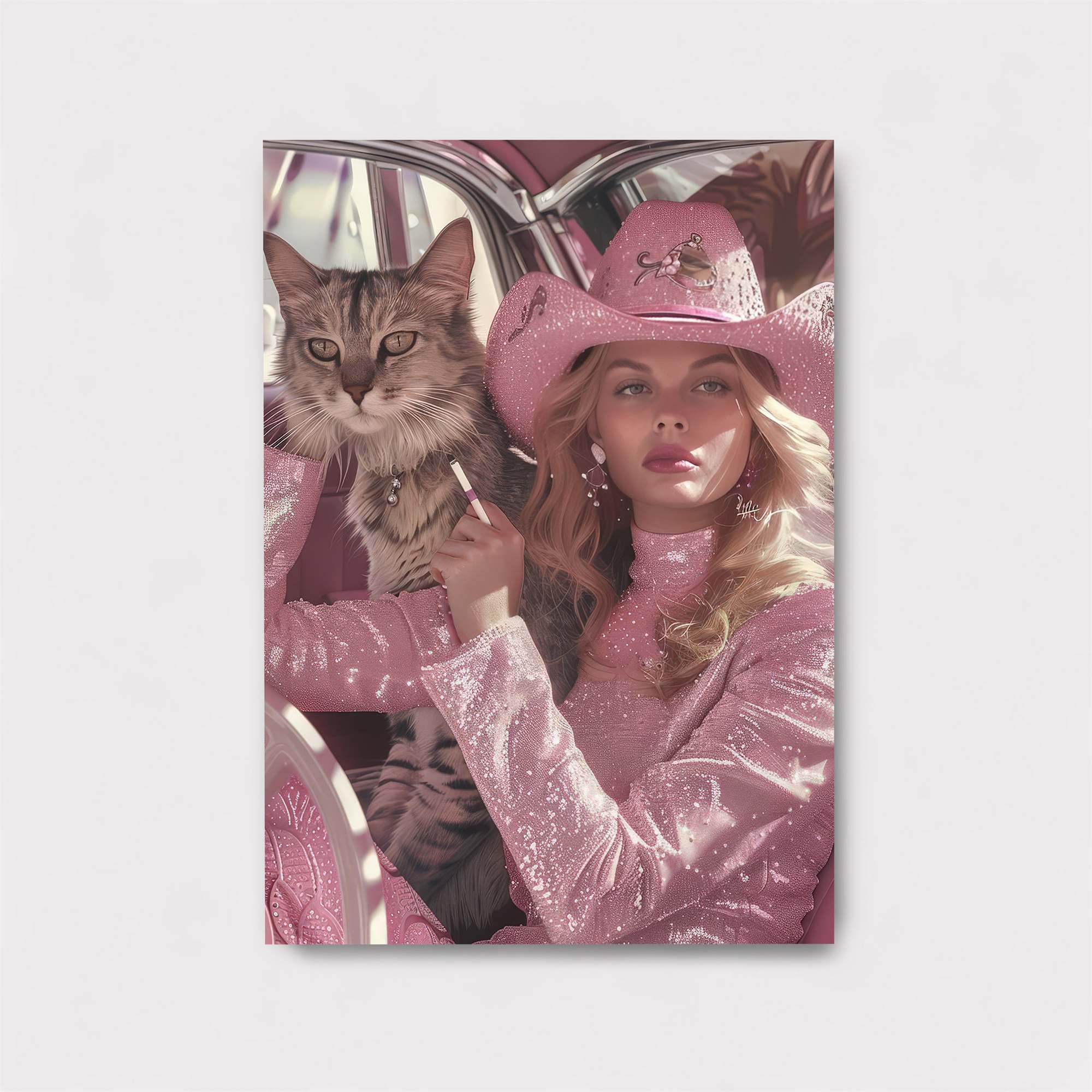 Cat Cabaret Safe Wall Magnetic / M