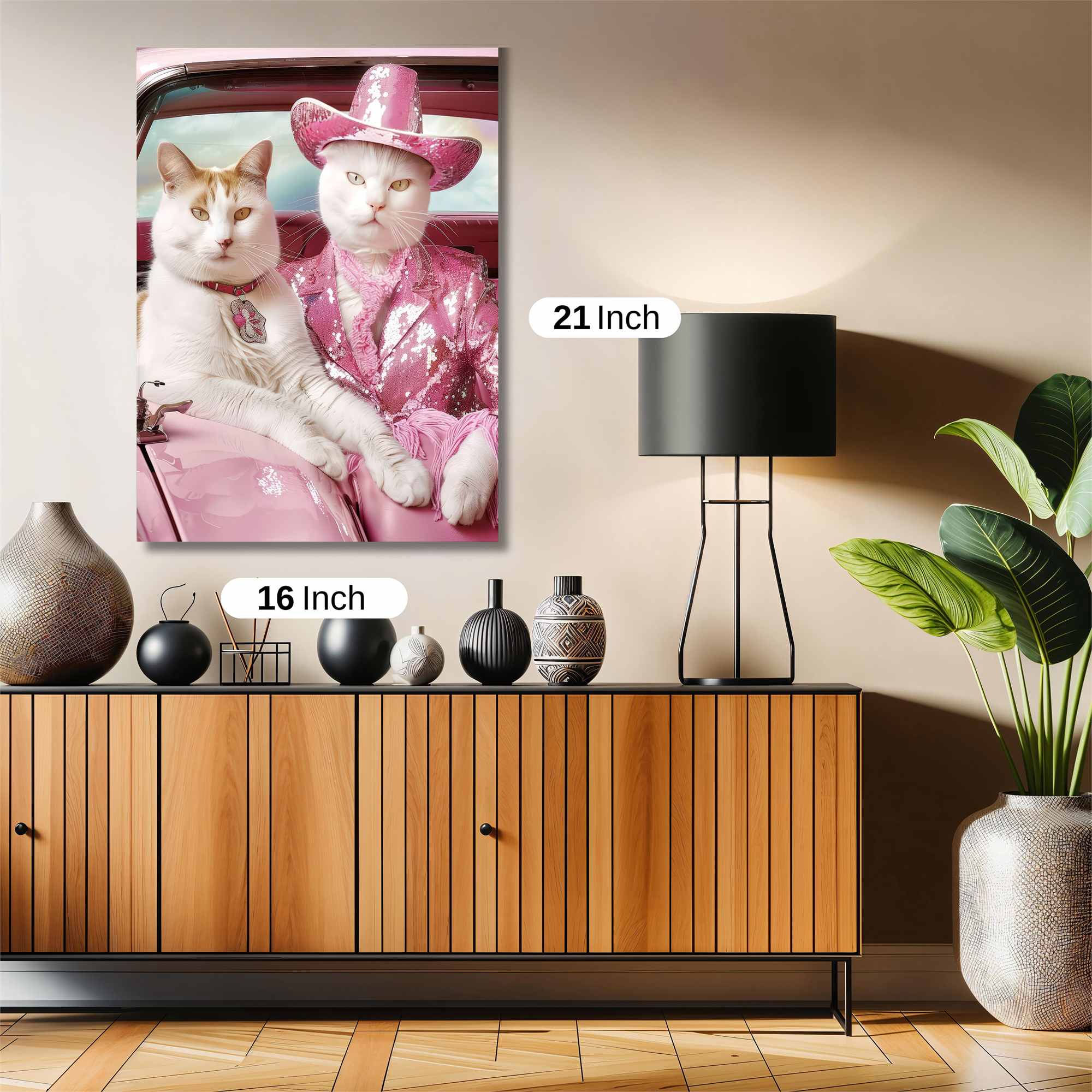 Kitty Glamour Safe Wall Magnetic / M