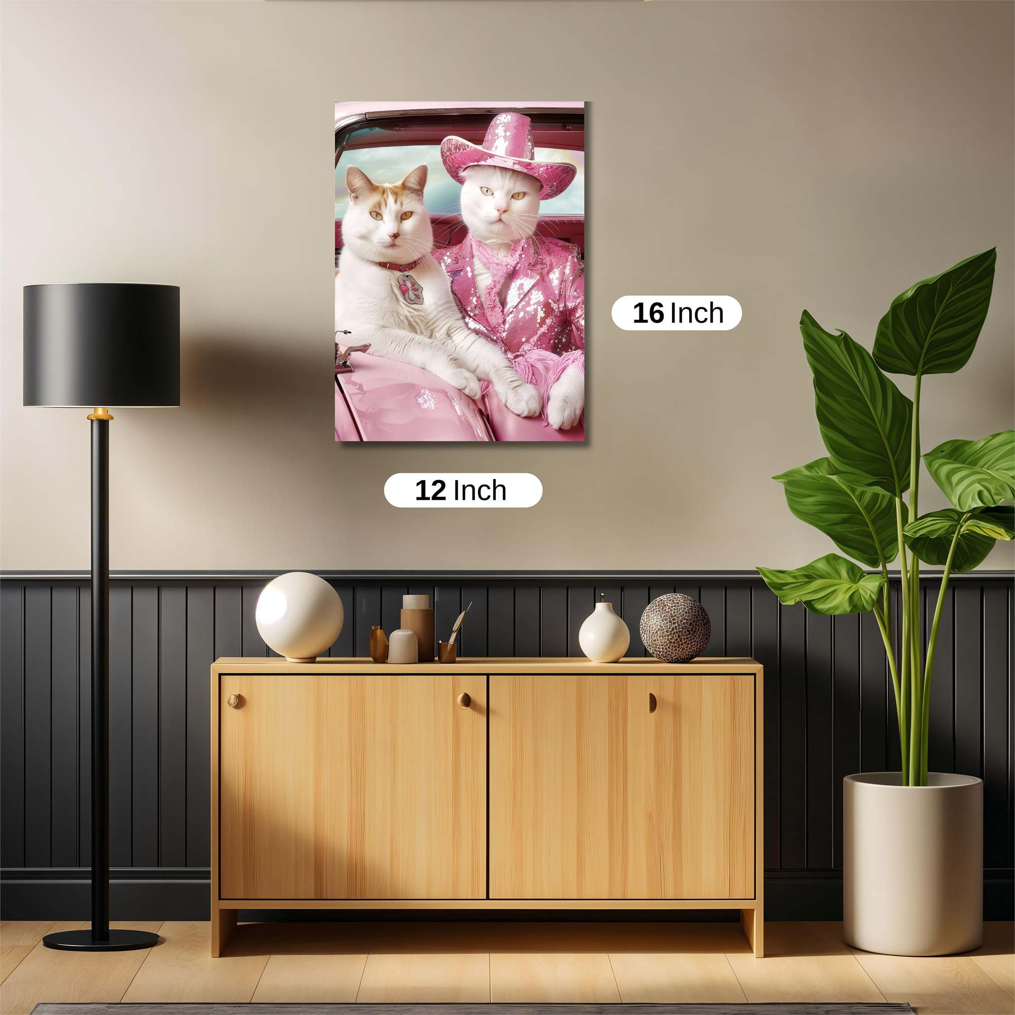 Kitty Glamour Safe Wall Magnetic / M