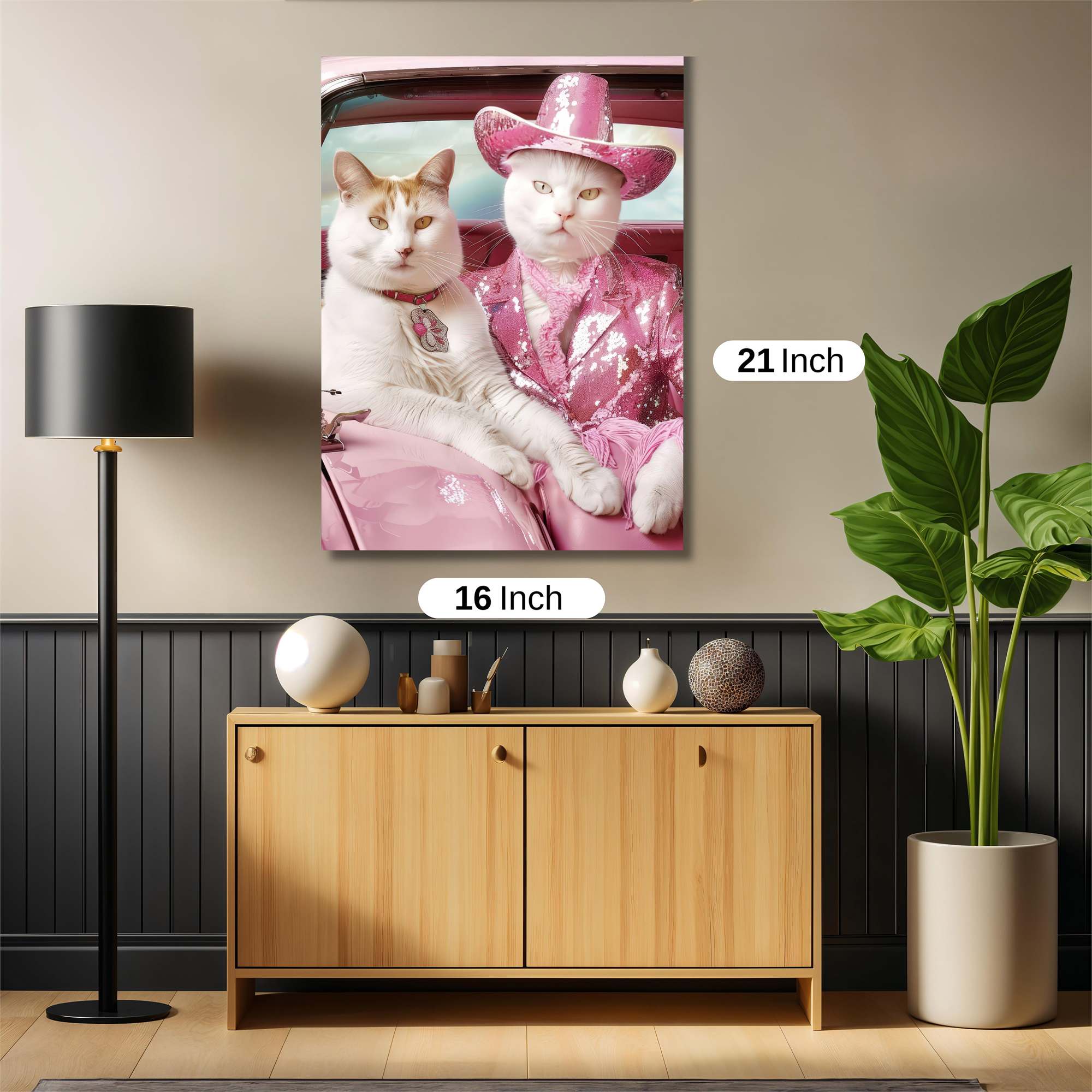 Kitty Glamour Safe Wall Magnetic / M