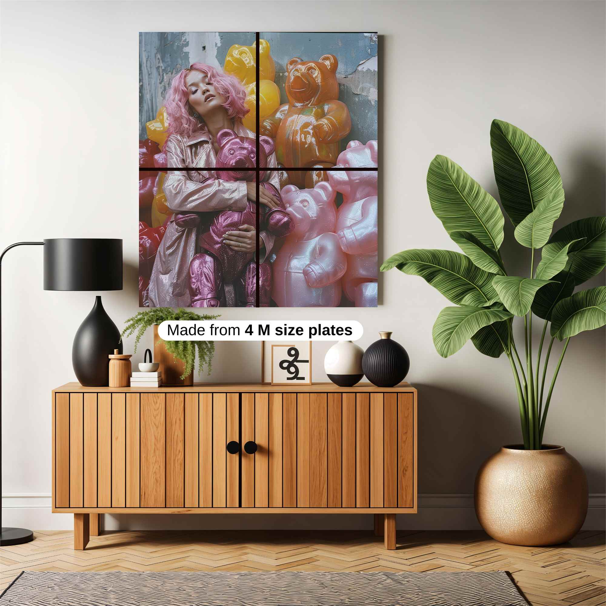 Bear Bliss Safe Wall Magnetic / M