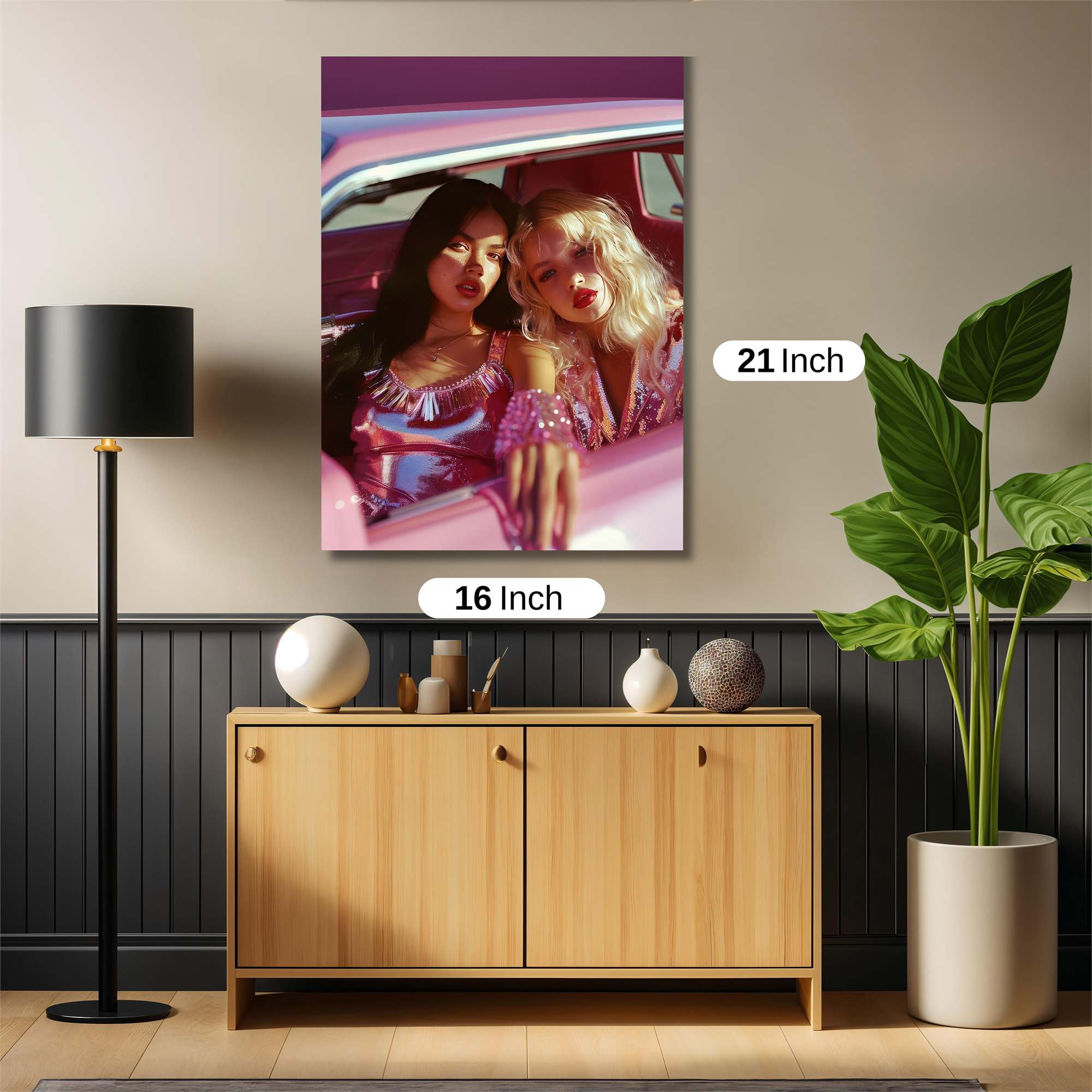 Pink Bliss Safe Wall Magnetic / M