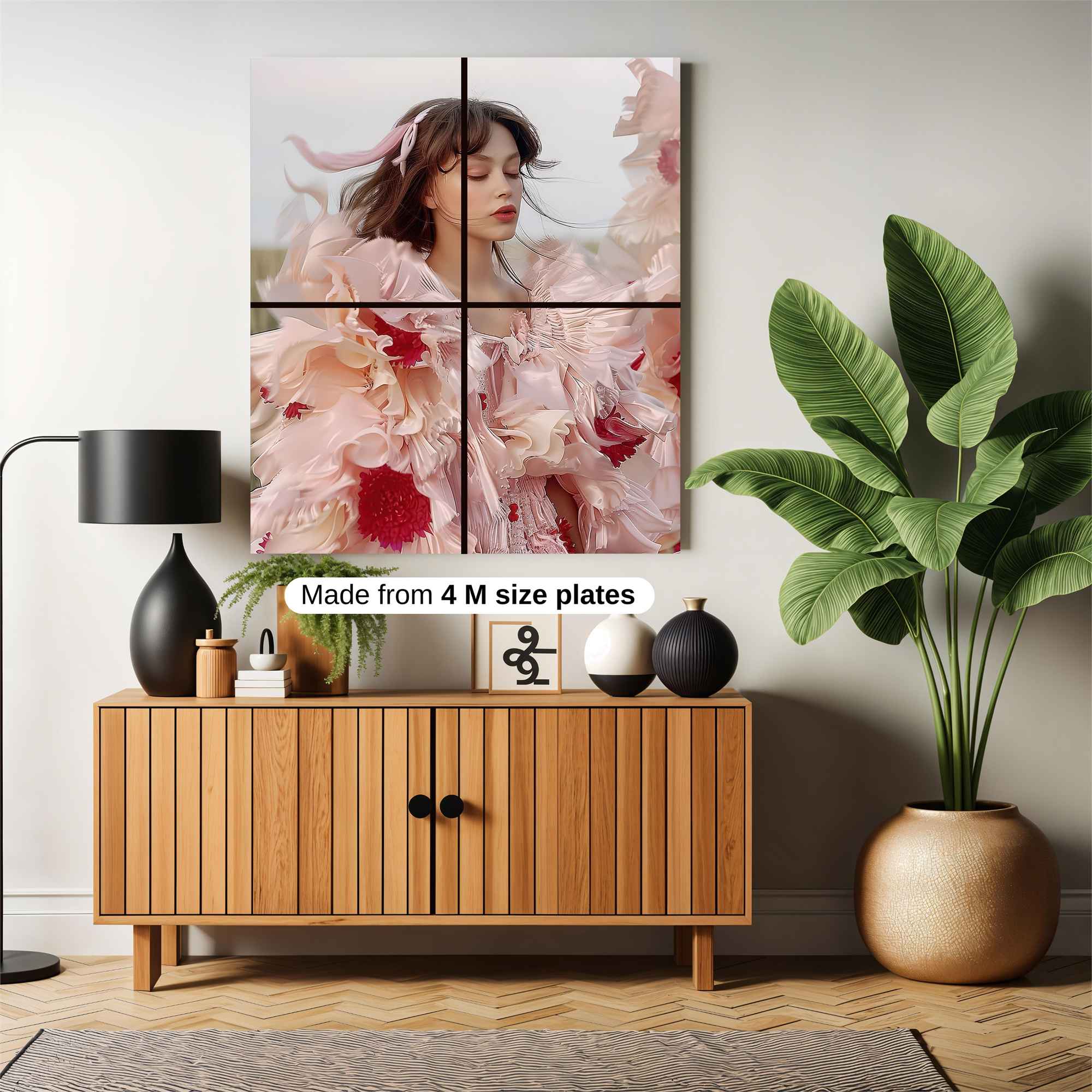 Floral Whimsy Safe Wall Magnetic / M