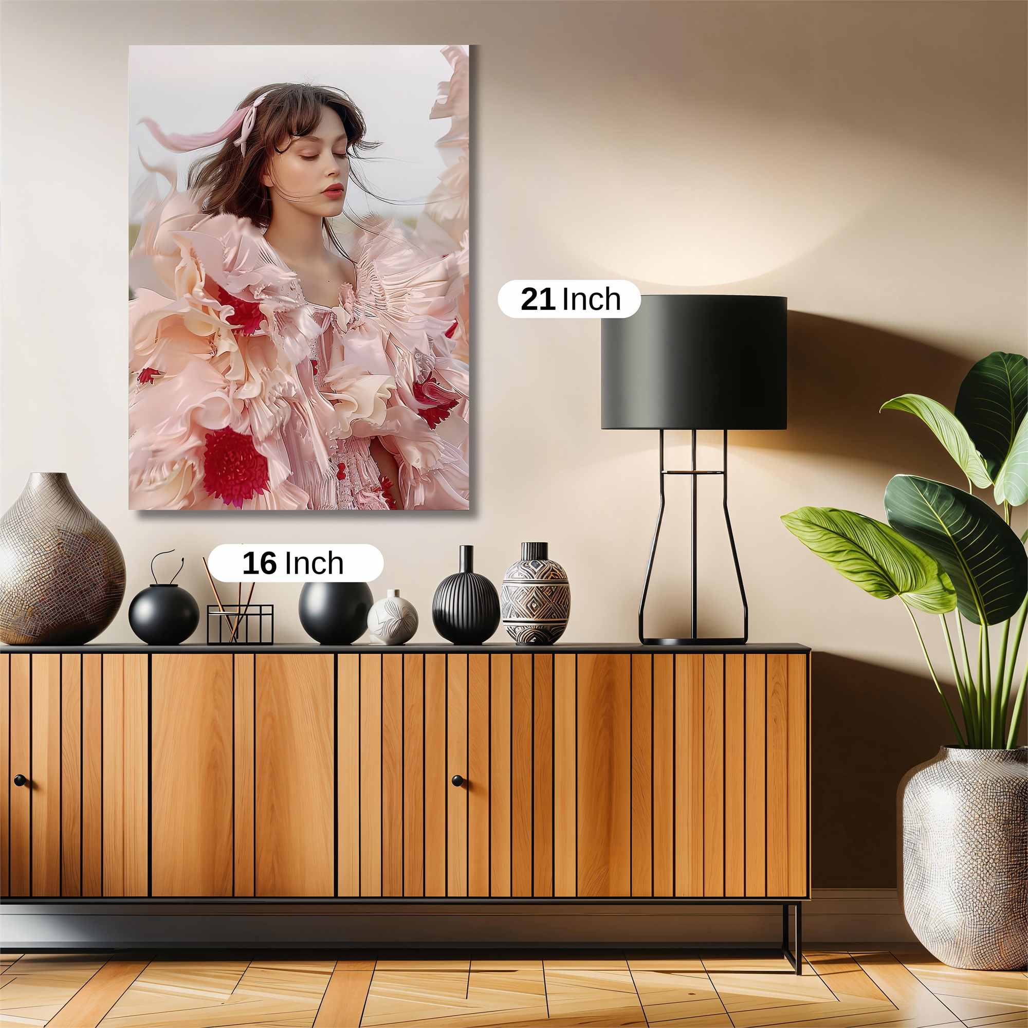 Floral Whimsy Safe Wall Magnetic / M