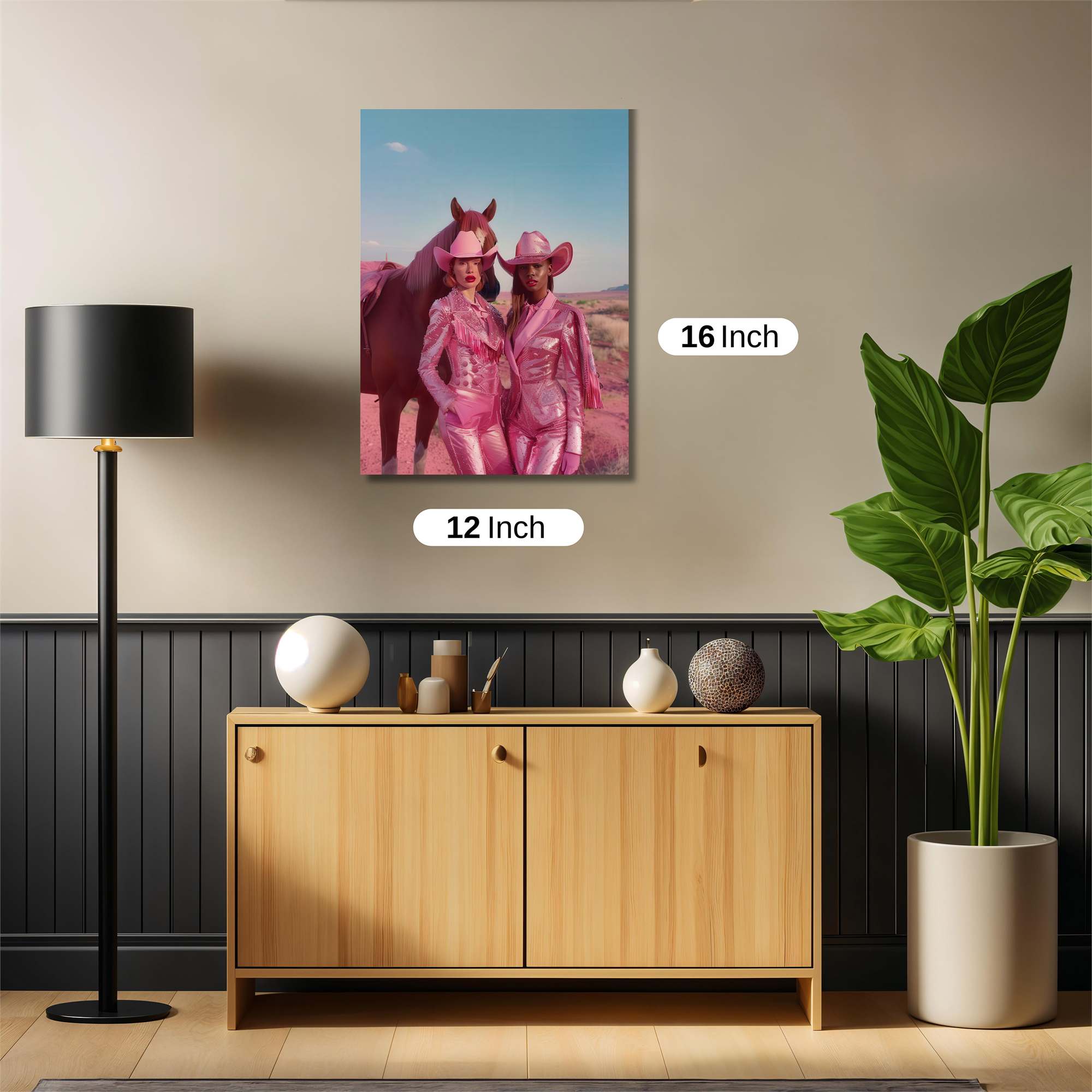 Cowgirls Dreamy Safe Wall Magnetic / M