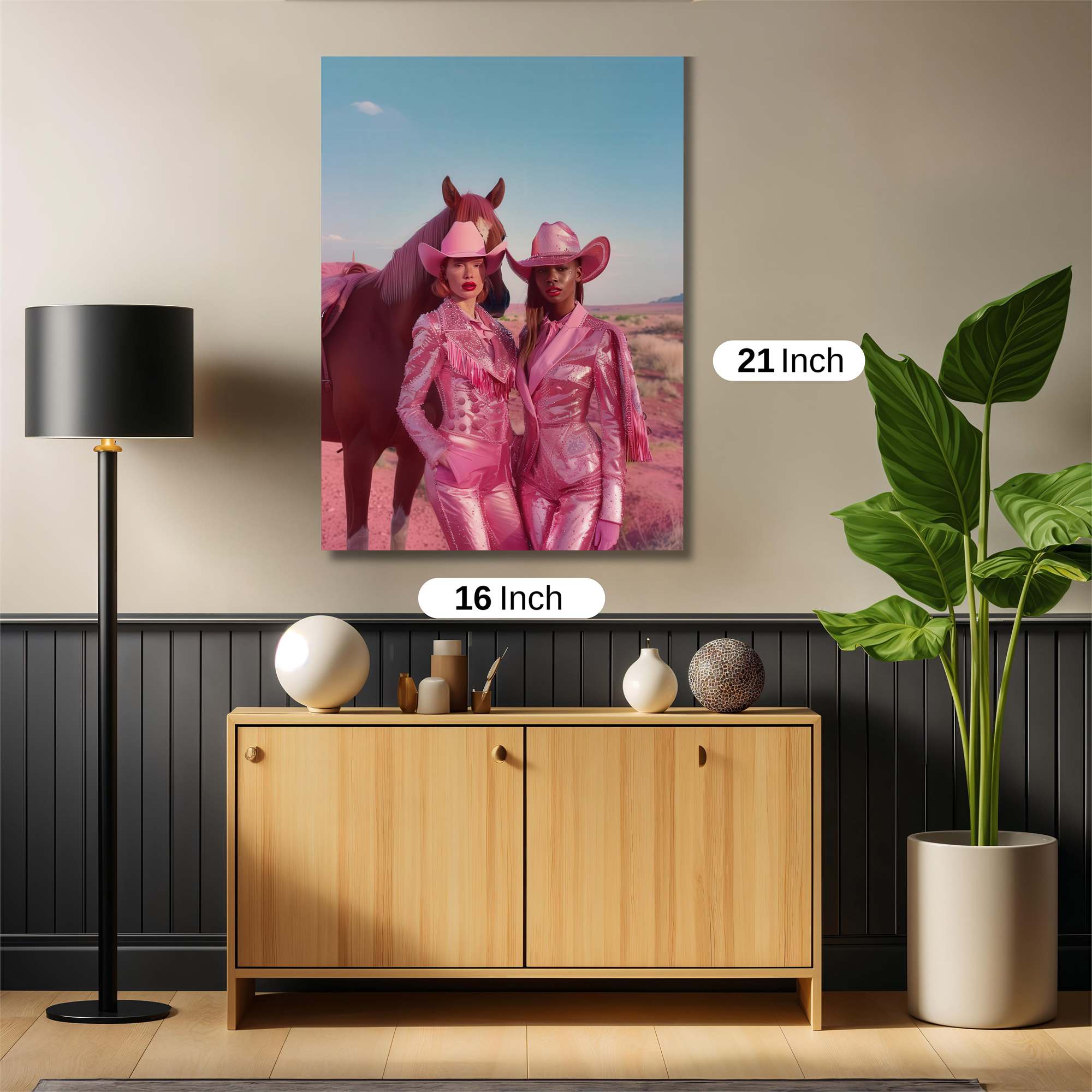 Cowgirls Dreamy Safe Wall Magnetic / M