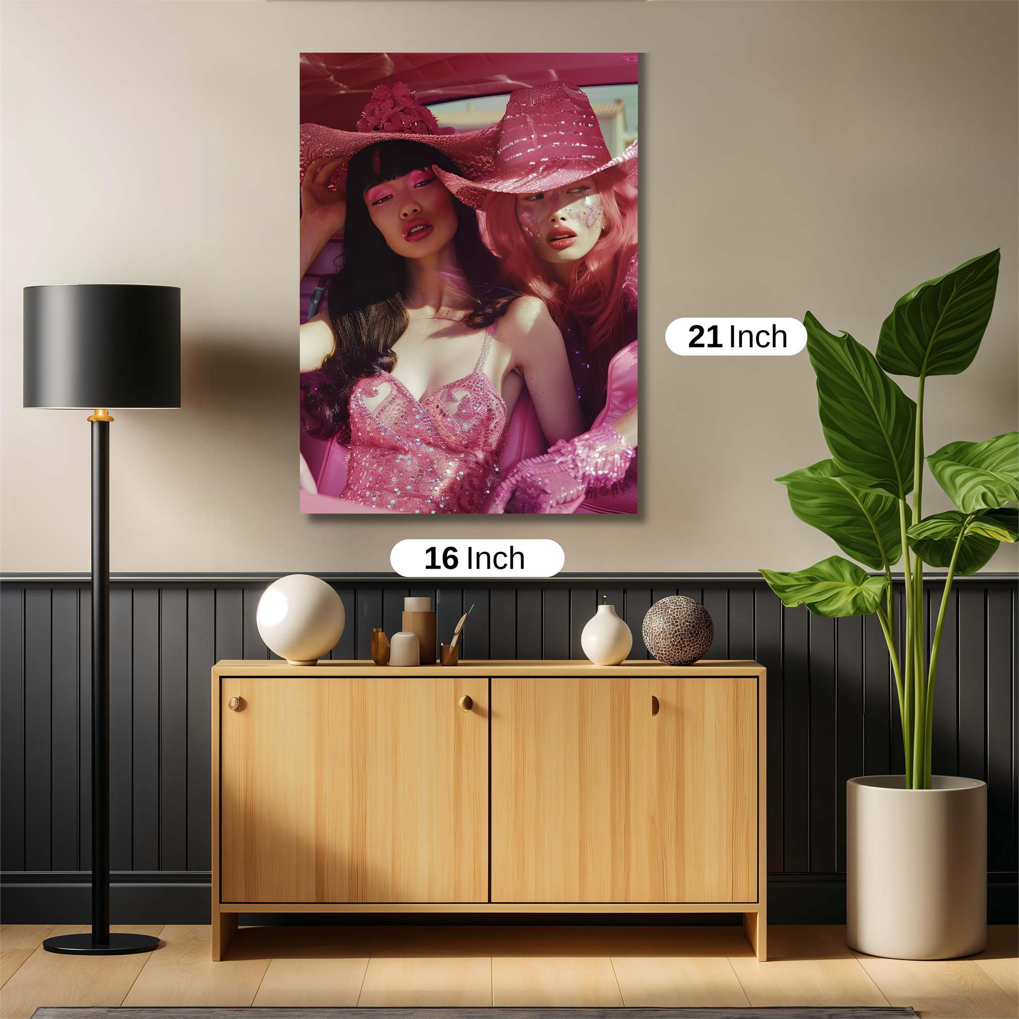 Cowgirl Charm Safe Wall Magnetic / M